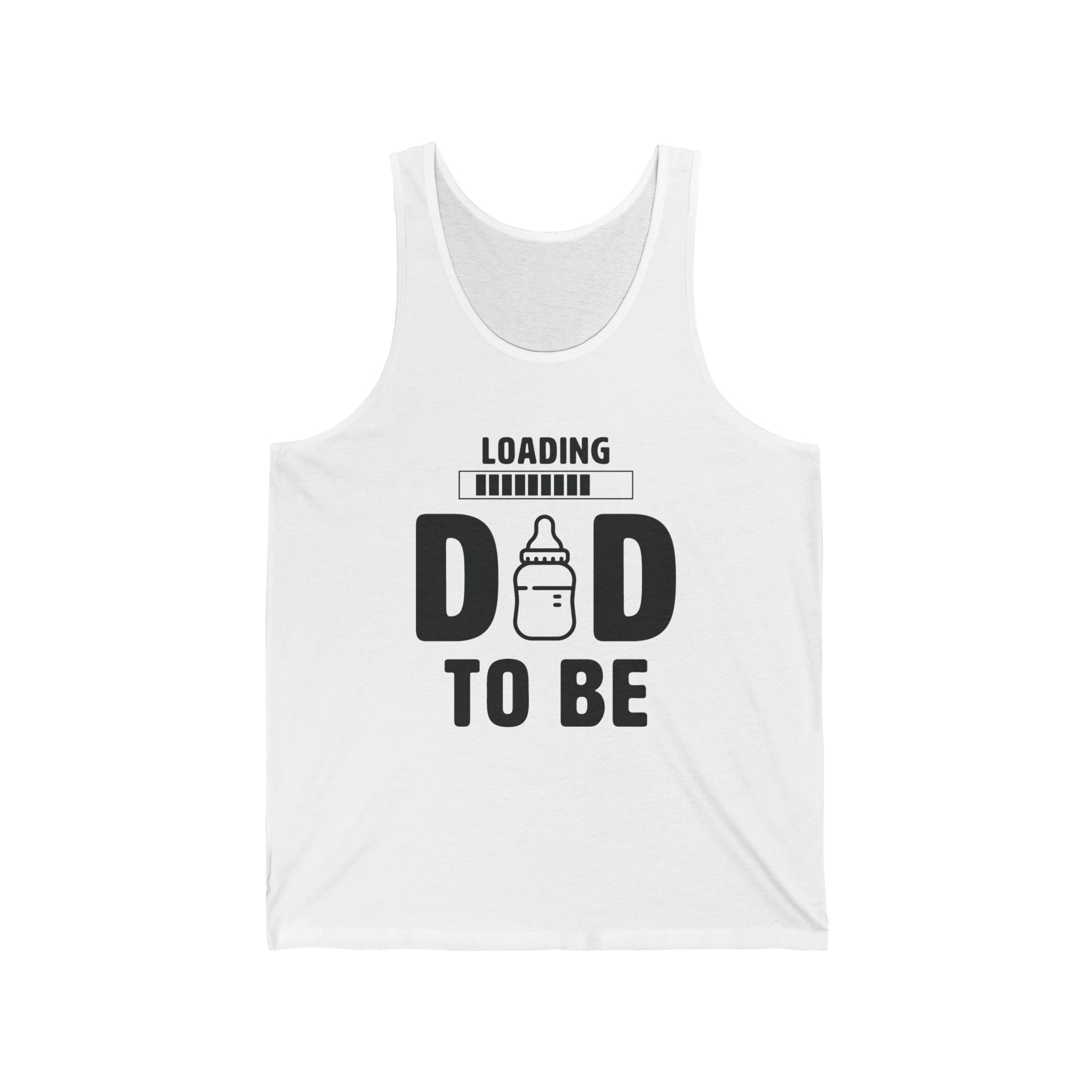 Dad Graphic Tank - Loading Dad To Be | Tank Top by atgodanddesigns