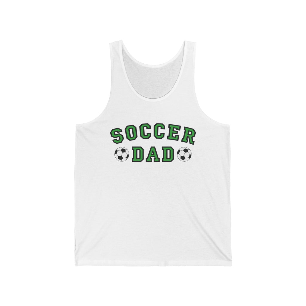 Dad Graphic Tank - Soccer Dad | Tank Top by atgodanddesigns