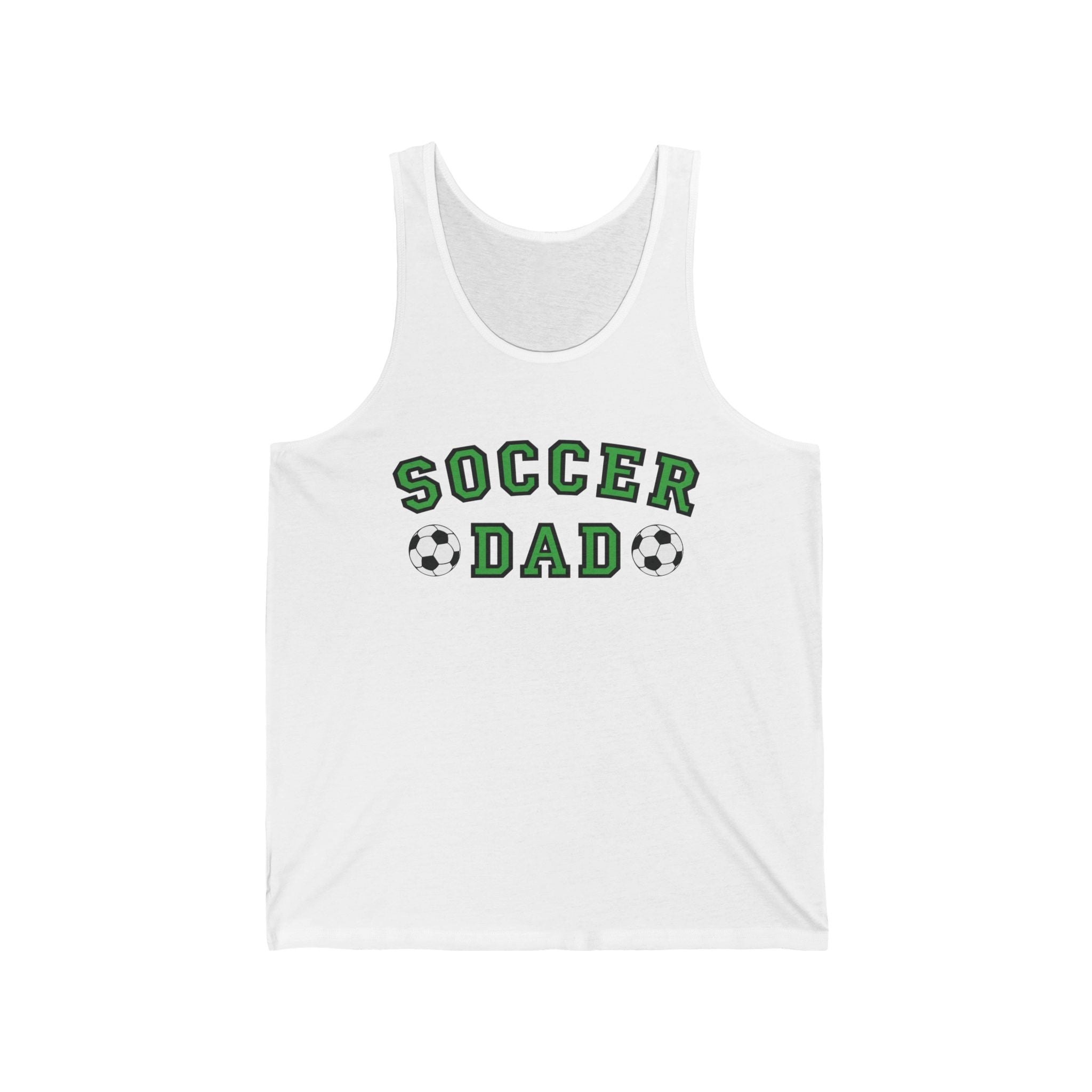 Dad Graphic Tank - Soccer Dad | Tank Top by atgodanddesigns