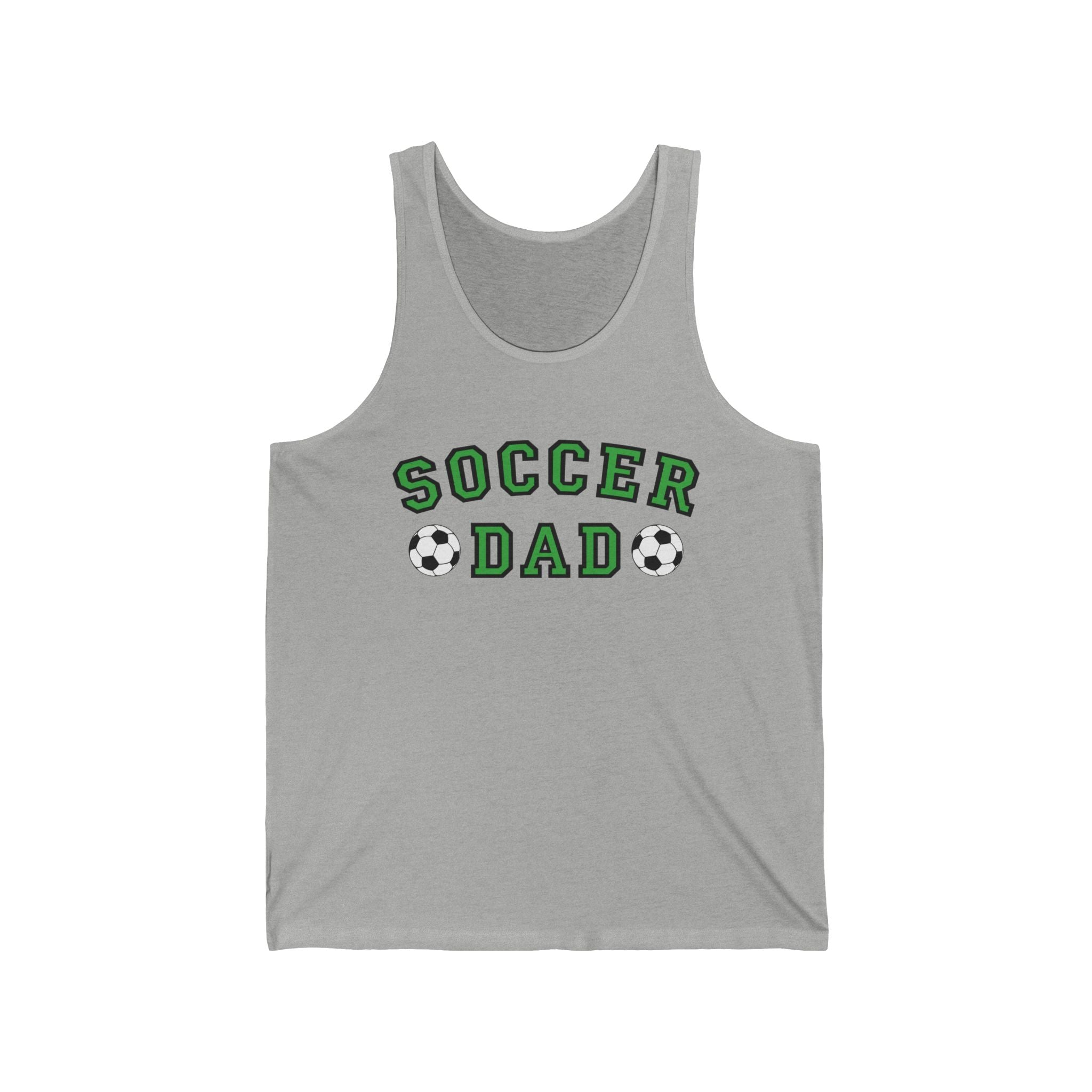 Dad Graphic Tank - Soccer Dad | Tank Top by atgodanddesigns