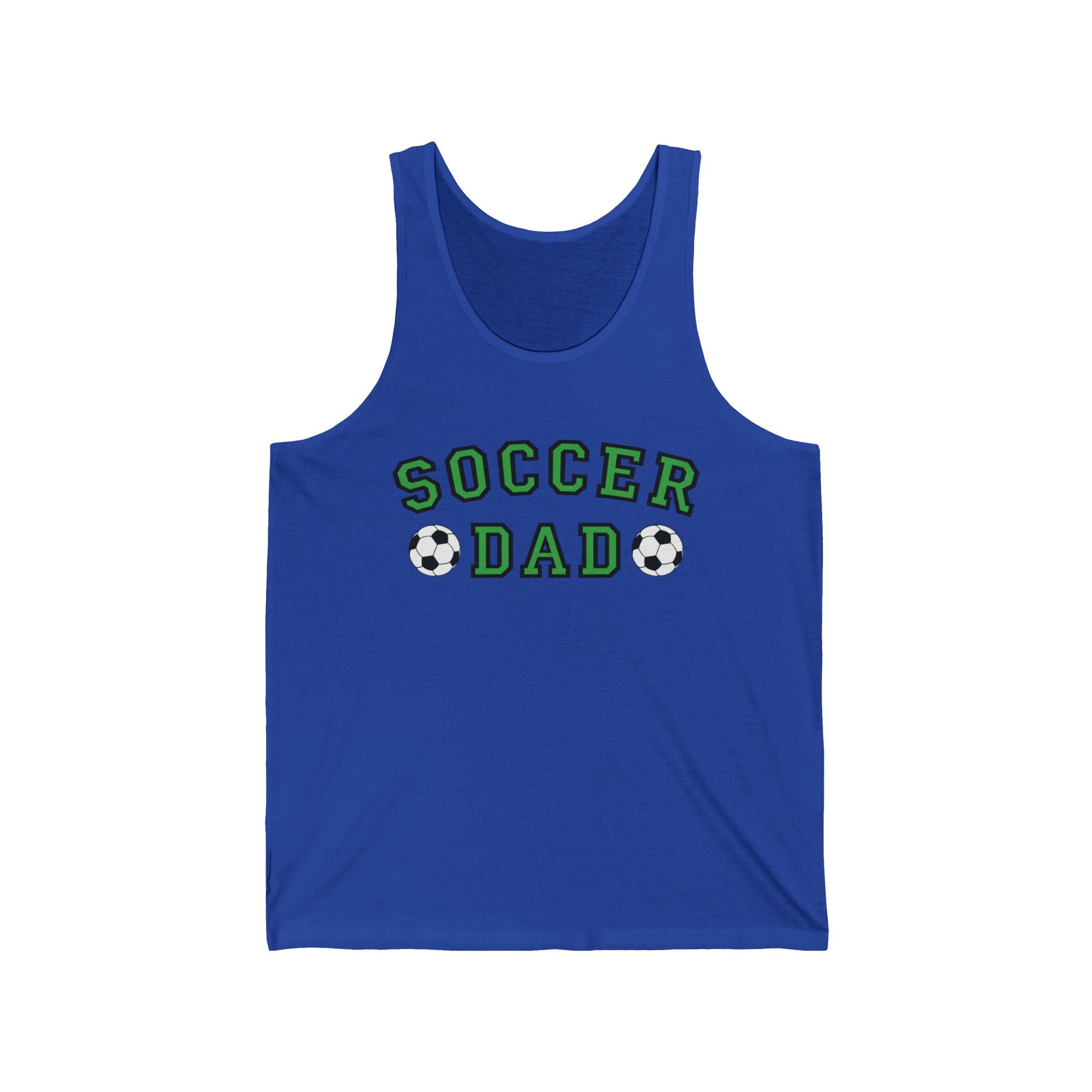Dad Graphic Tank - Soccer Dad | Tank Top by atgodanddesigns