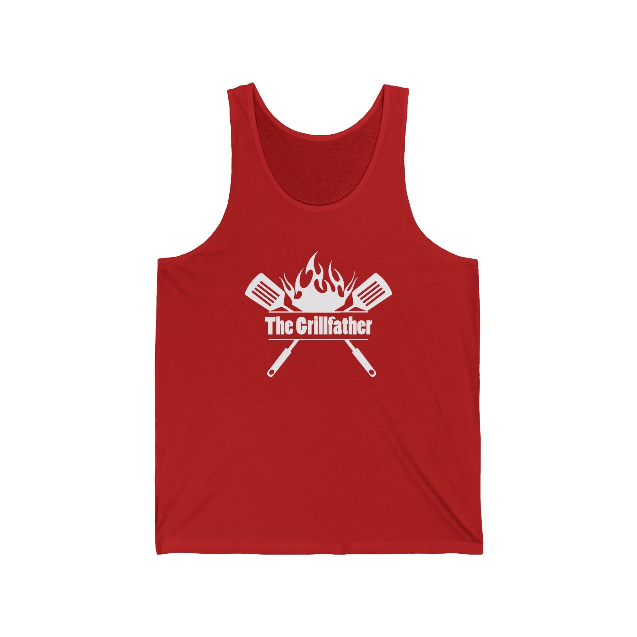 Dad Graphic Tank - The Grillfather | Tank Top by atgodanddesigns