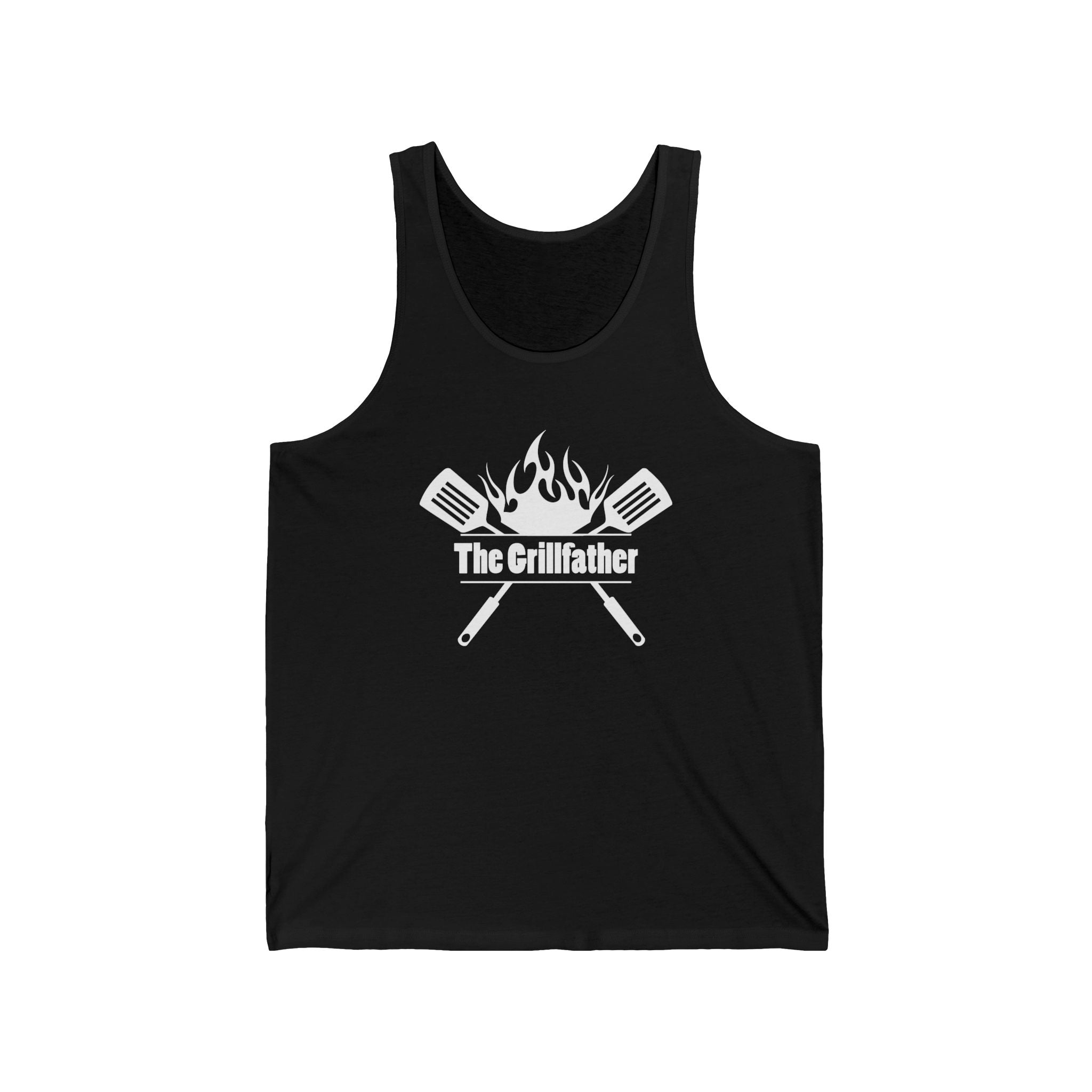 Dad Graphic Tank - The Grillfather | Tank Top by atgodanddesigns