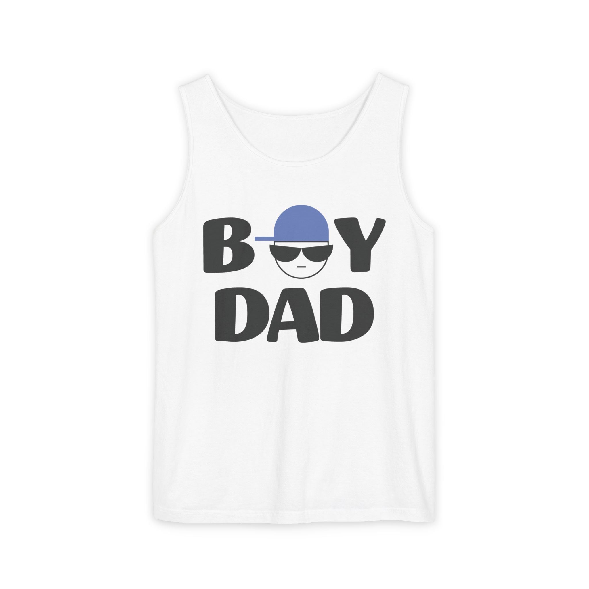 Dad Graphic Tank Top - Boy Dad | Tank Top by atgodanddesigns