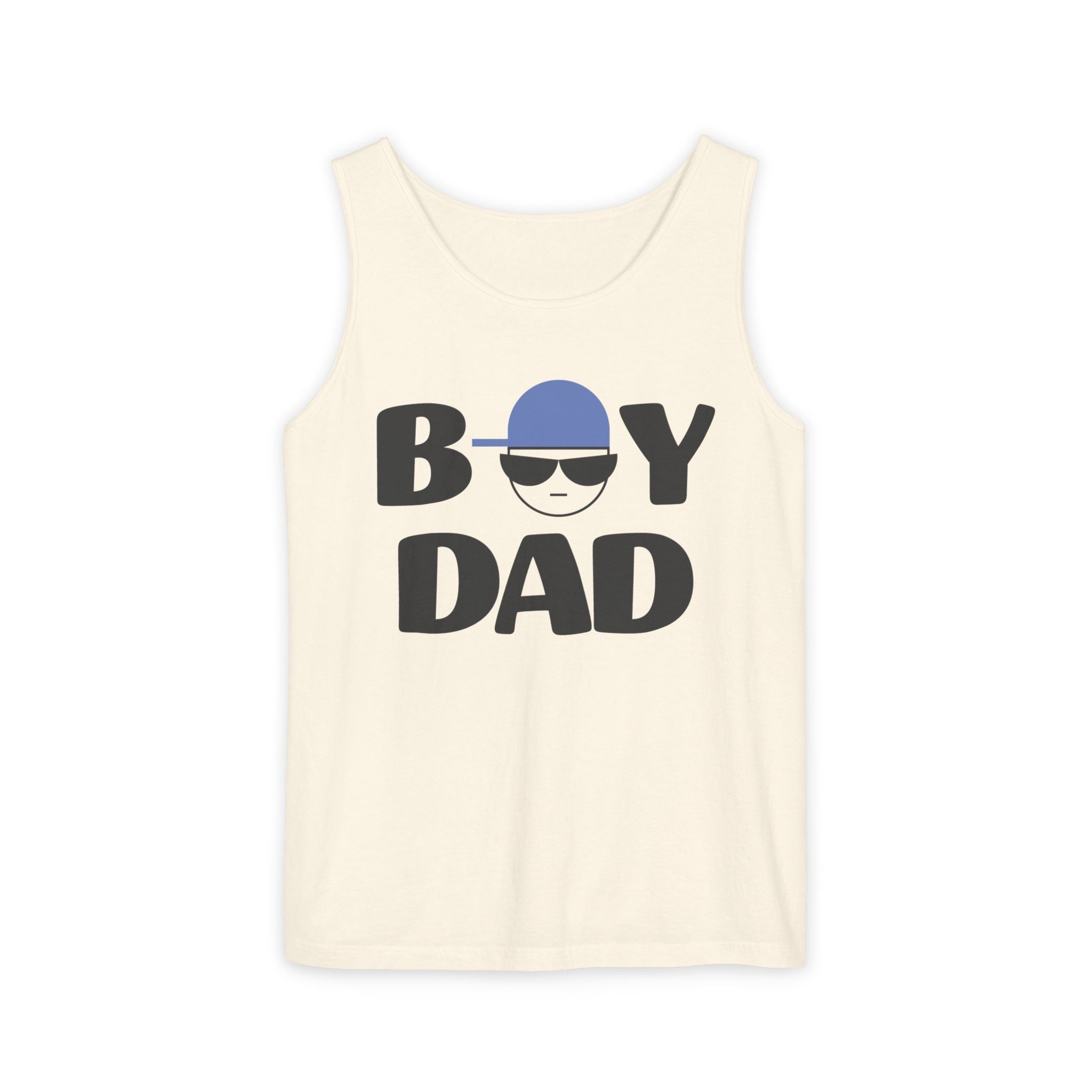 Dad Graphic Tank Top - Boy Dad | Tank Top by atgodanddesigns