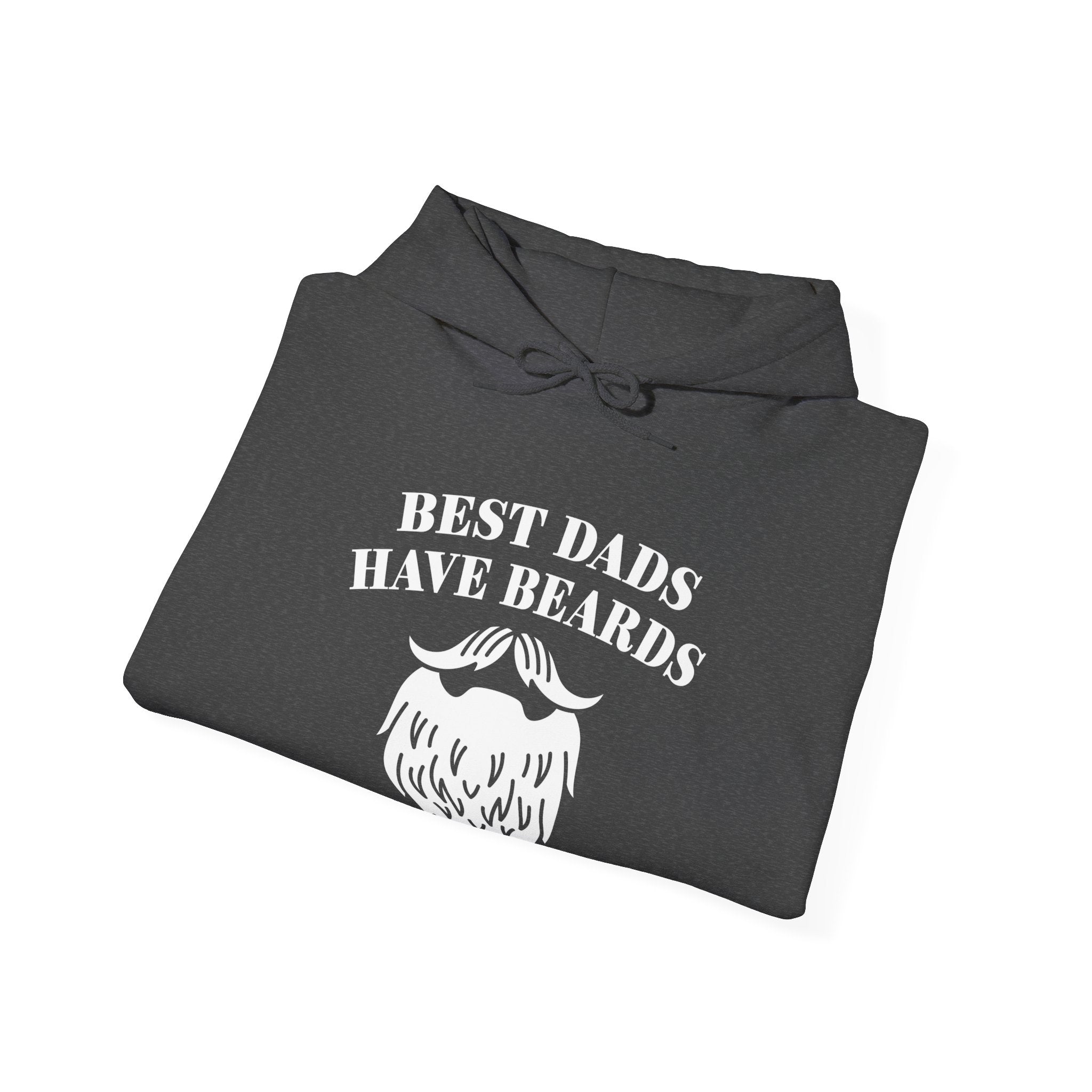 Dad Hooded Sweatshirt - Best Dads Have Beards | Hoodie by atgodanddesigns