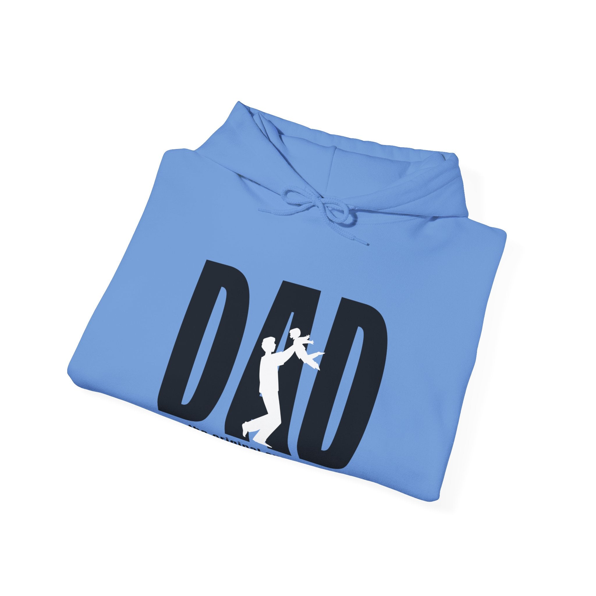 Dad Hooded Sweatshirt - Dad The Original Superhero | Hoodie by atgodanddesigns