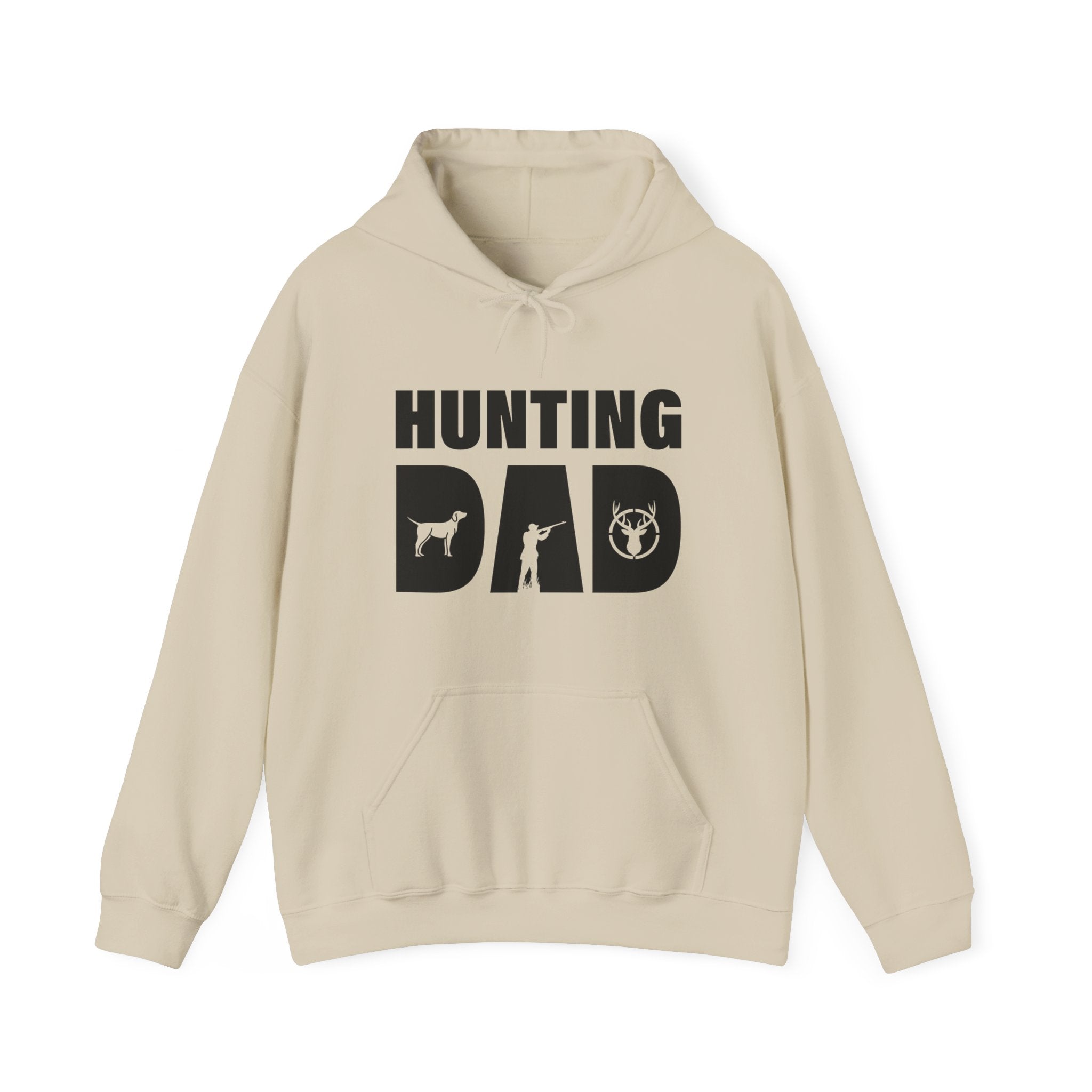 Dad Hooded Sweatshirt - Hunting Dad | Hoodie by atgodanddesigns