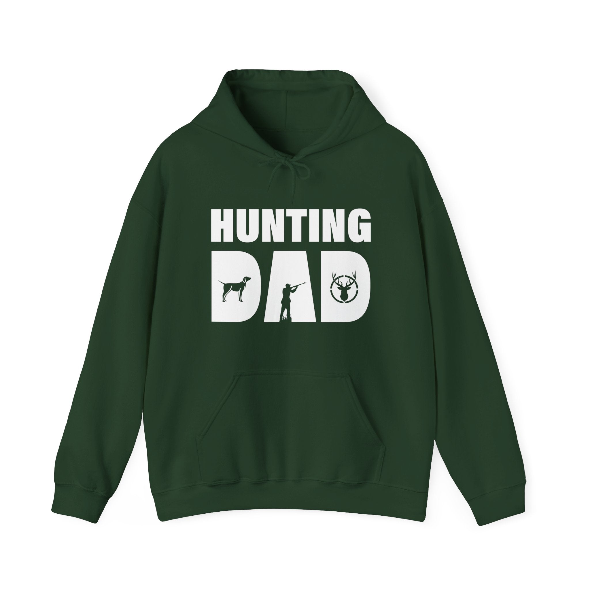 Dad Hooded Sweatshirt - Hunting Dad | Hoodie by atgodanddesigns