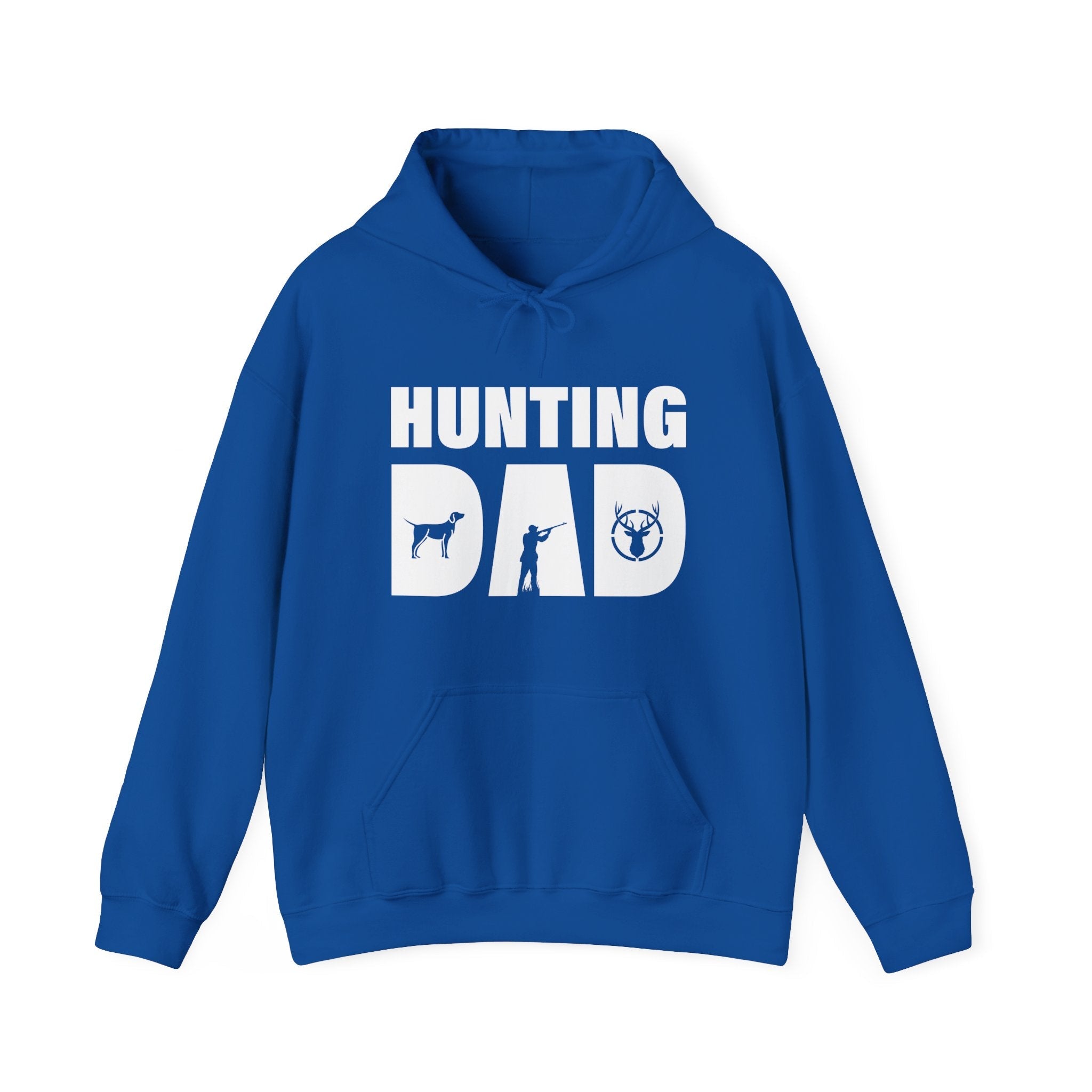 Dad Hooded Sweatshirt - Hunting Dad | Hoodie by atgodanddesigns
