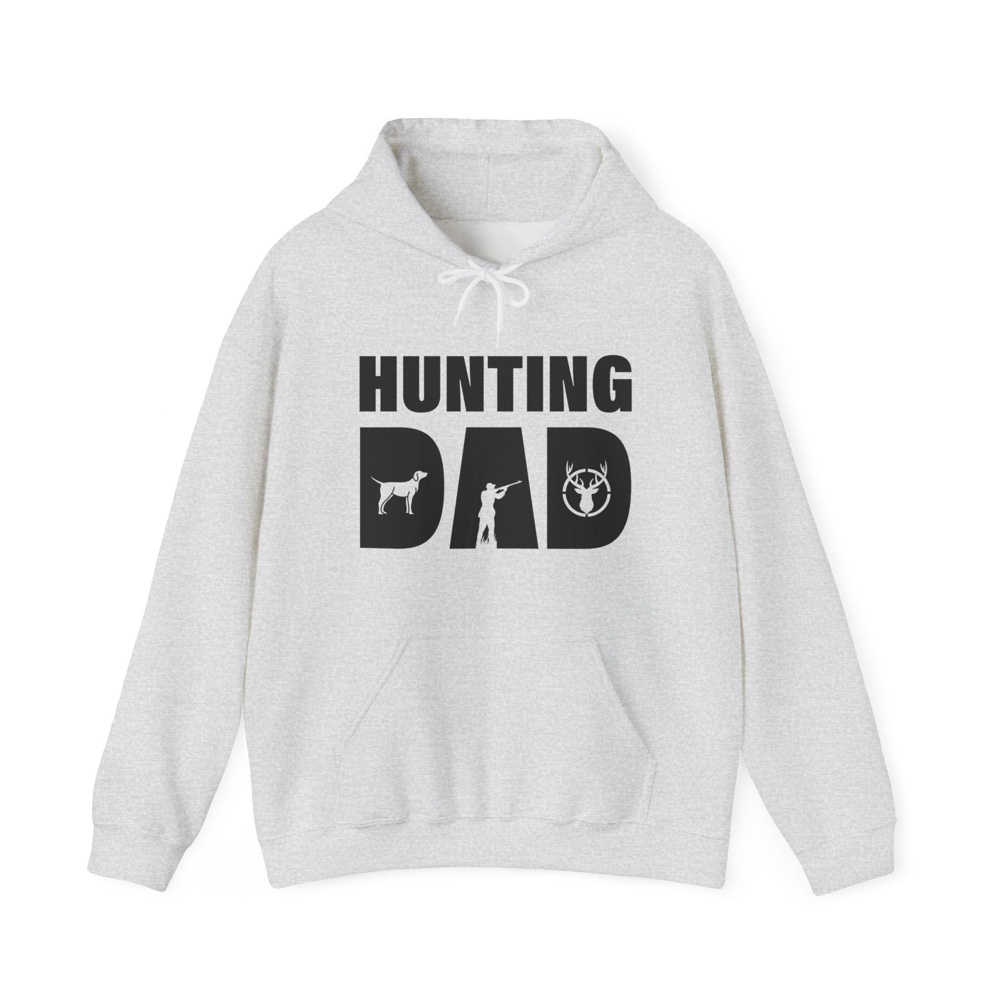 Dad Hooded Sweatshirt - Hunting Dad | Hoodie by atgodanddesigns