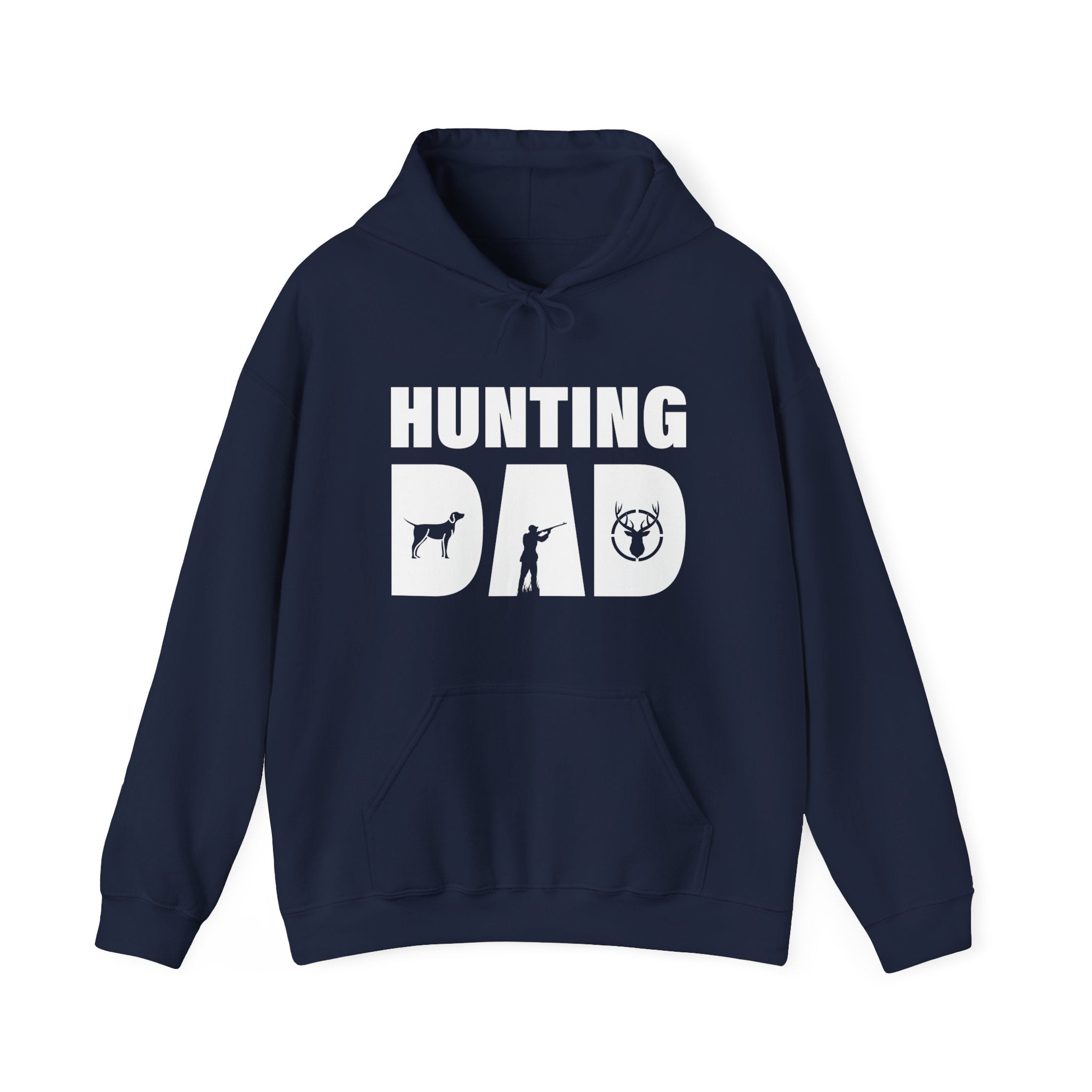 Dad Hooded Sweatshirt - Hunting Dad | Hoodie by atgodanddesigns