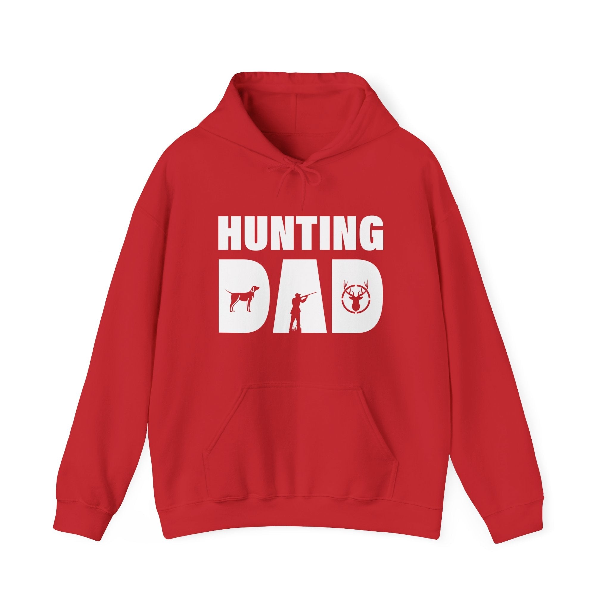 Dad Hooded Sweatshirt - Hunting Dad | Hoodie by atgodanddesigns