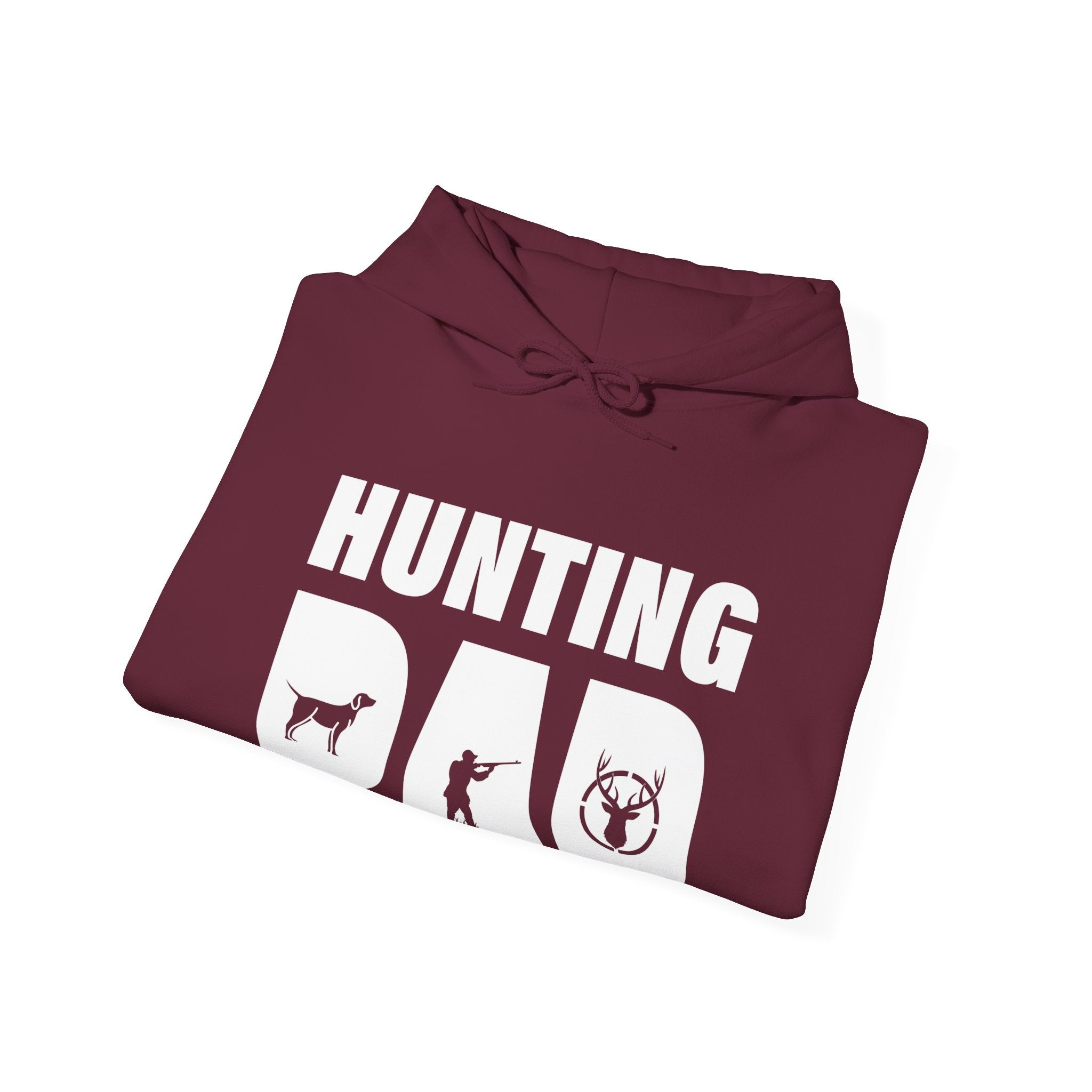 Dad Hooded Sweatshirt - Hunting Dad | Hoodie by atgodanddesigns