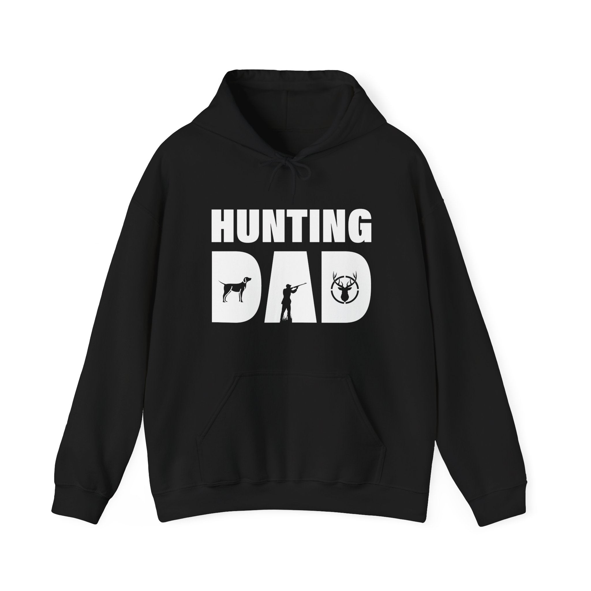 Dad Hooded Sweatshirt - Hunting Dad | Hoodie by atgodanddesigns