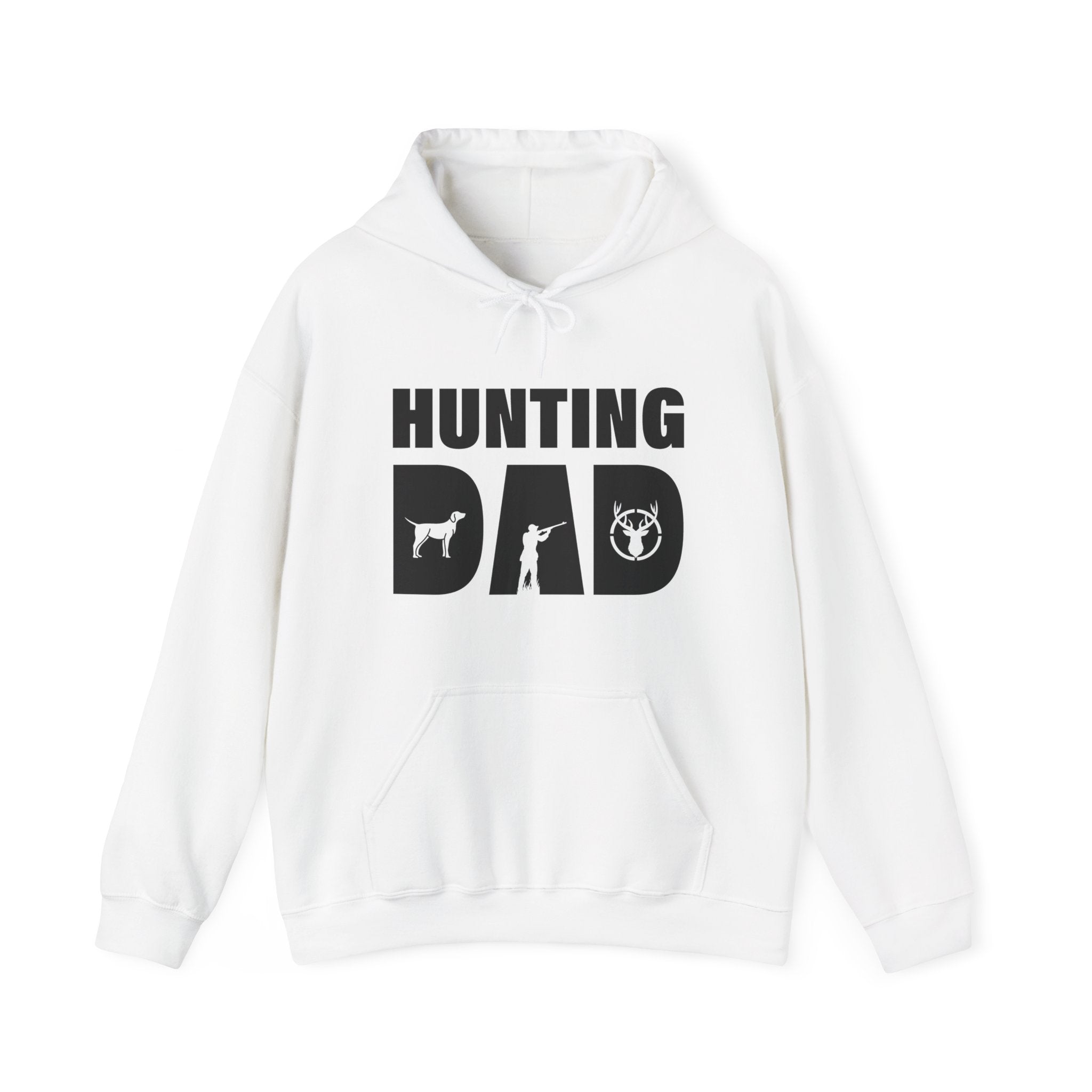 Dad Hooded Sweatshirt - Hunting Dad | Hoodie by atgodanddesigns