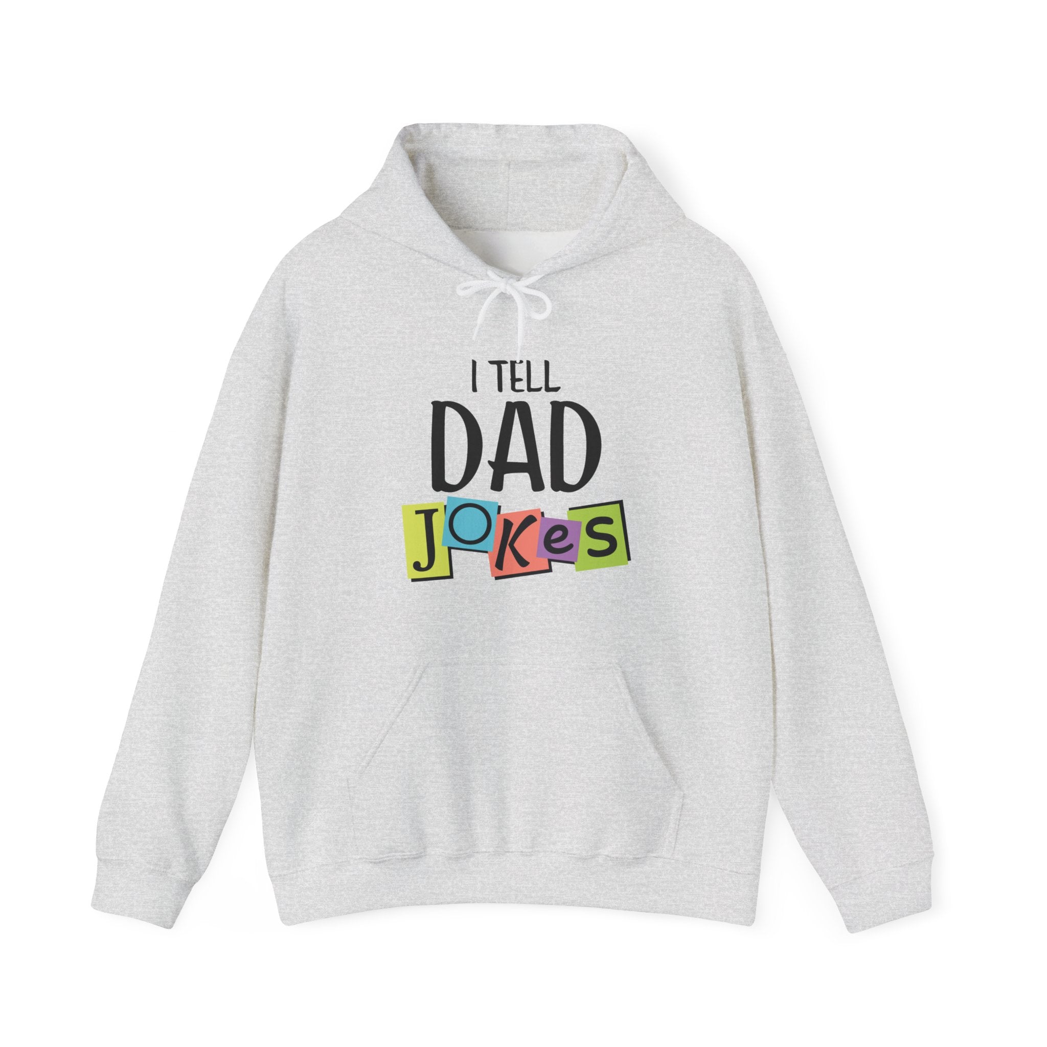 Dad Hooded Sweatshirt - I Tell Dad Jokes | Hoodie by atgodanddesigns