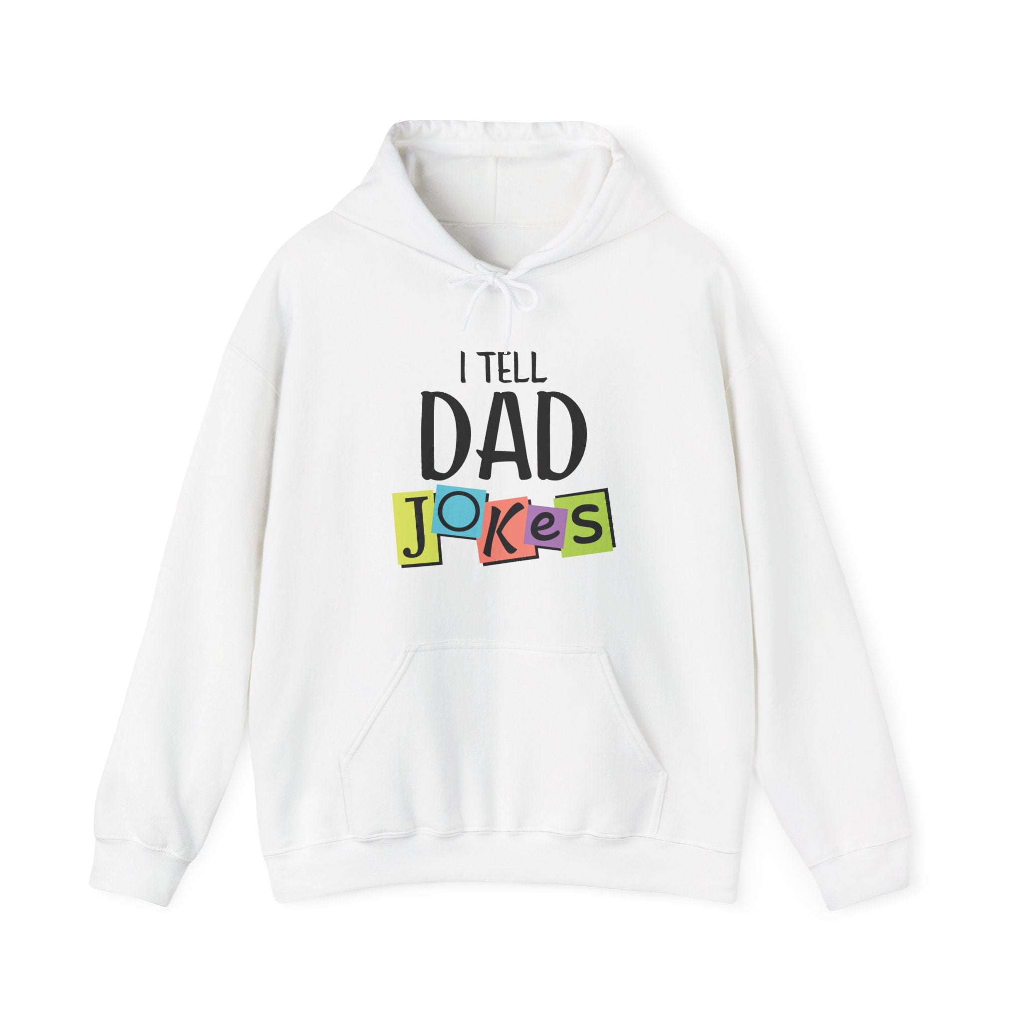 Dad Hooded Sweatshirt - I Tell Dad Jokes | Hoodie by atgodanddesigns