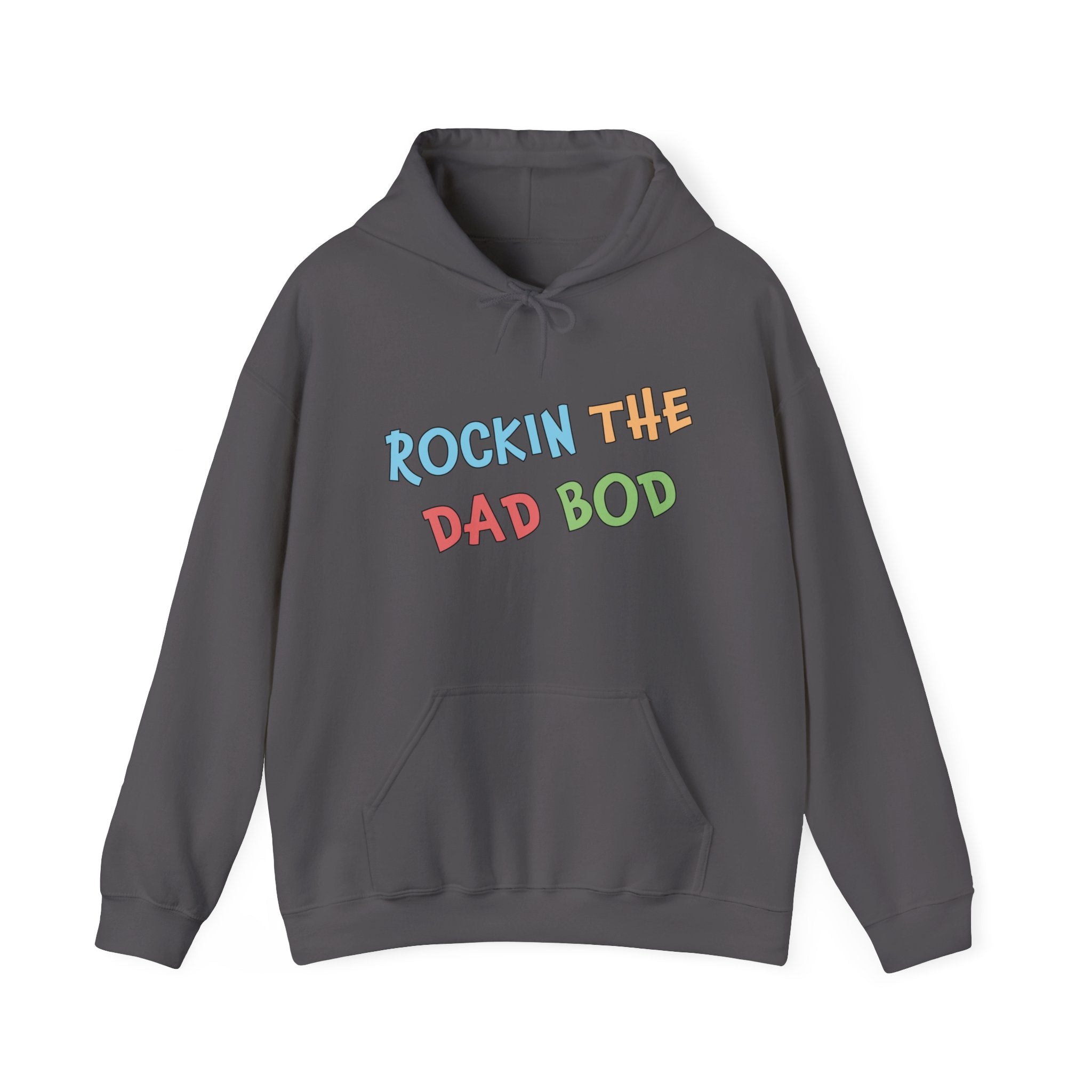 Dad Hooded Sweatshirt - Rockin The Dad Bod | Hoodie by atgodanddesigns