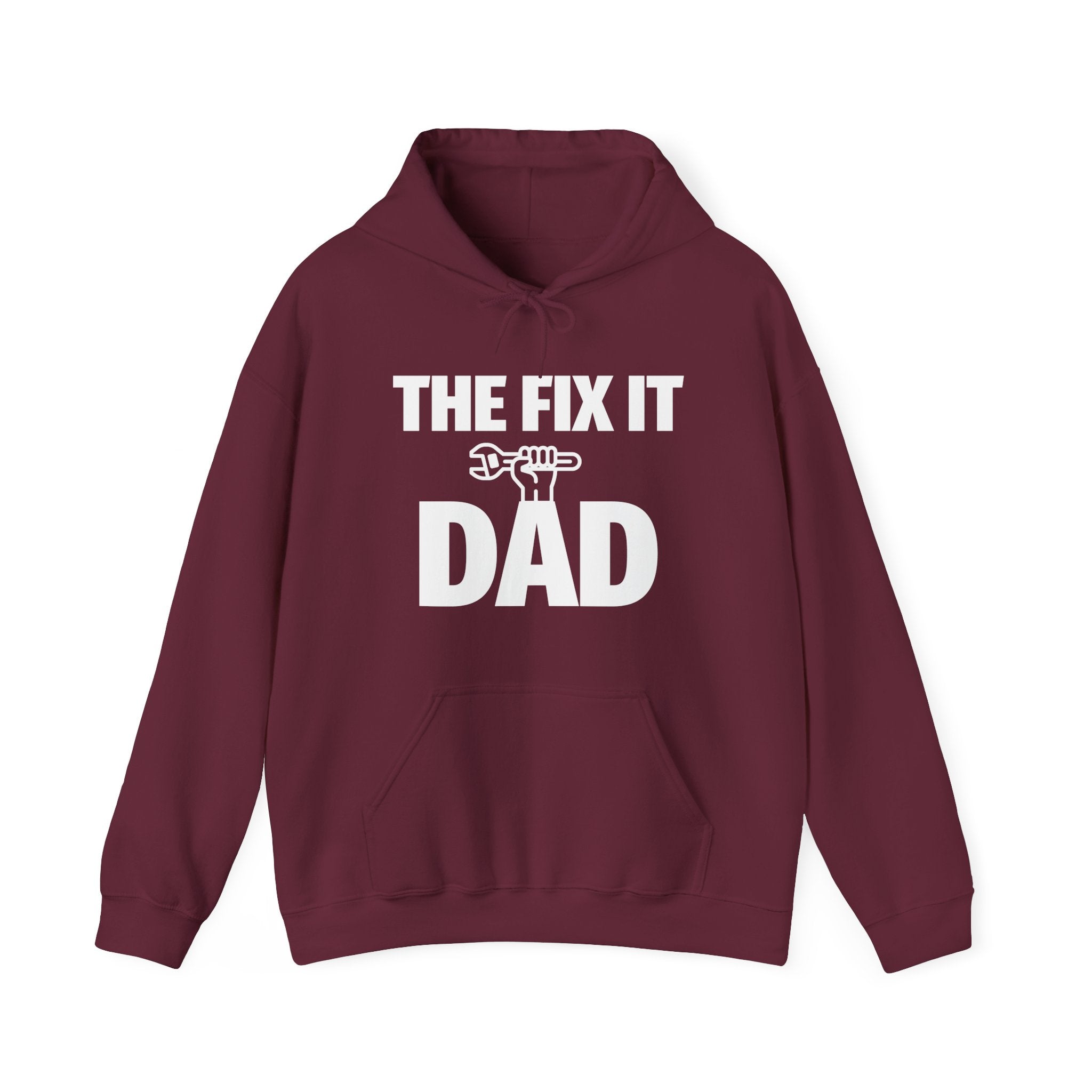 Dad Hoodie - The Fix It Dad | Hoodie by atgodanddesigns