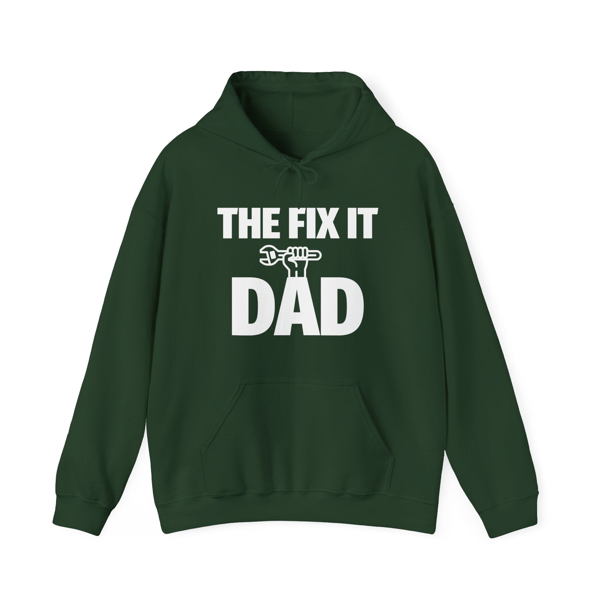 Dad Hoodie - The Fix It Dad | Hoodie by atgodanddesigns