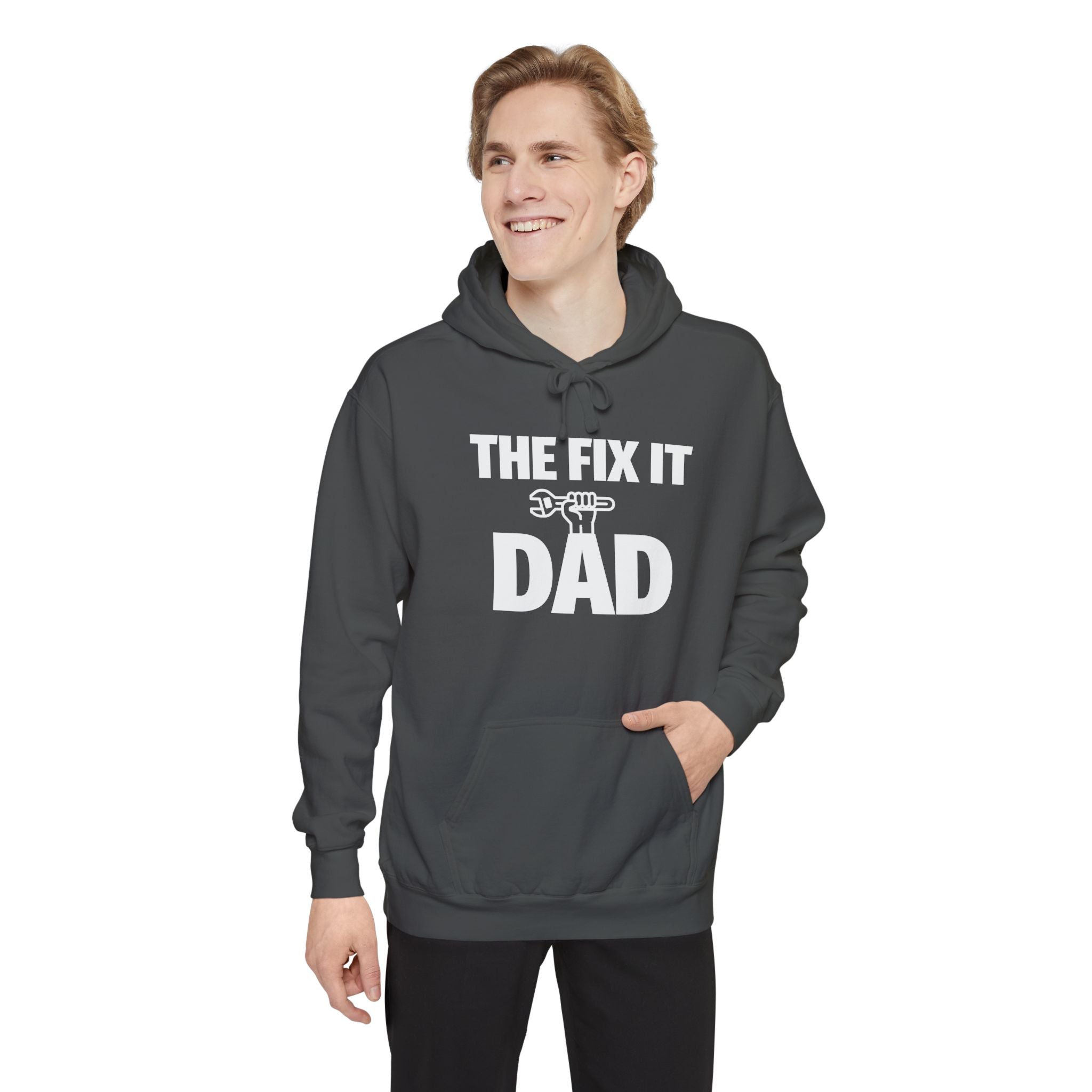 Dad Hoodie - The Fix It Dad | Hoodie by atgodanddesigns
