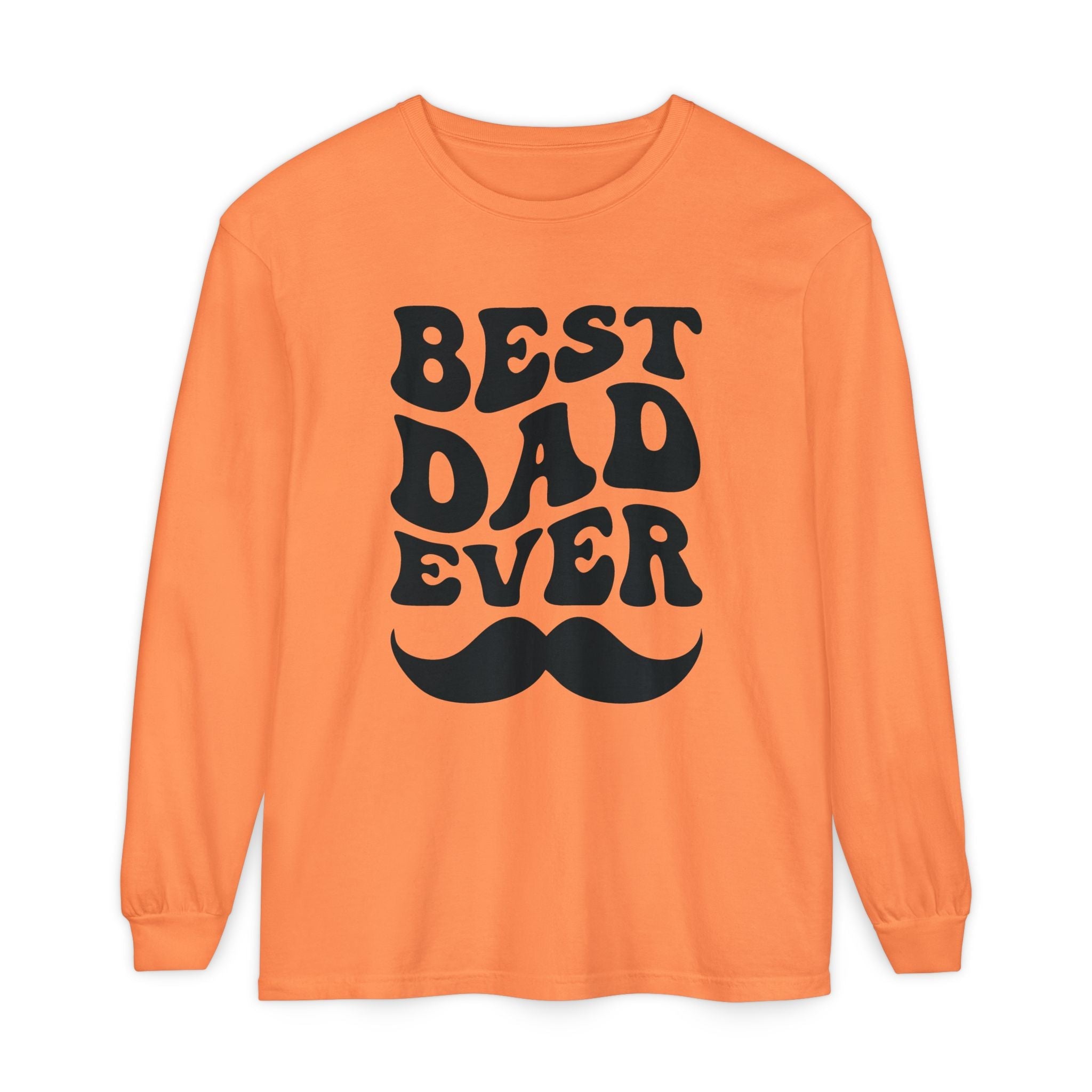 Dad Long Sleeve - Best Dad Ever | Long - sleeve by atgodanddesigns