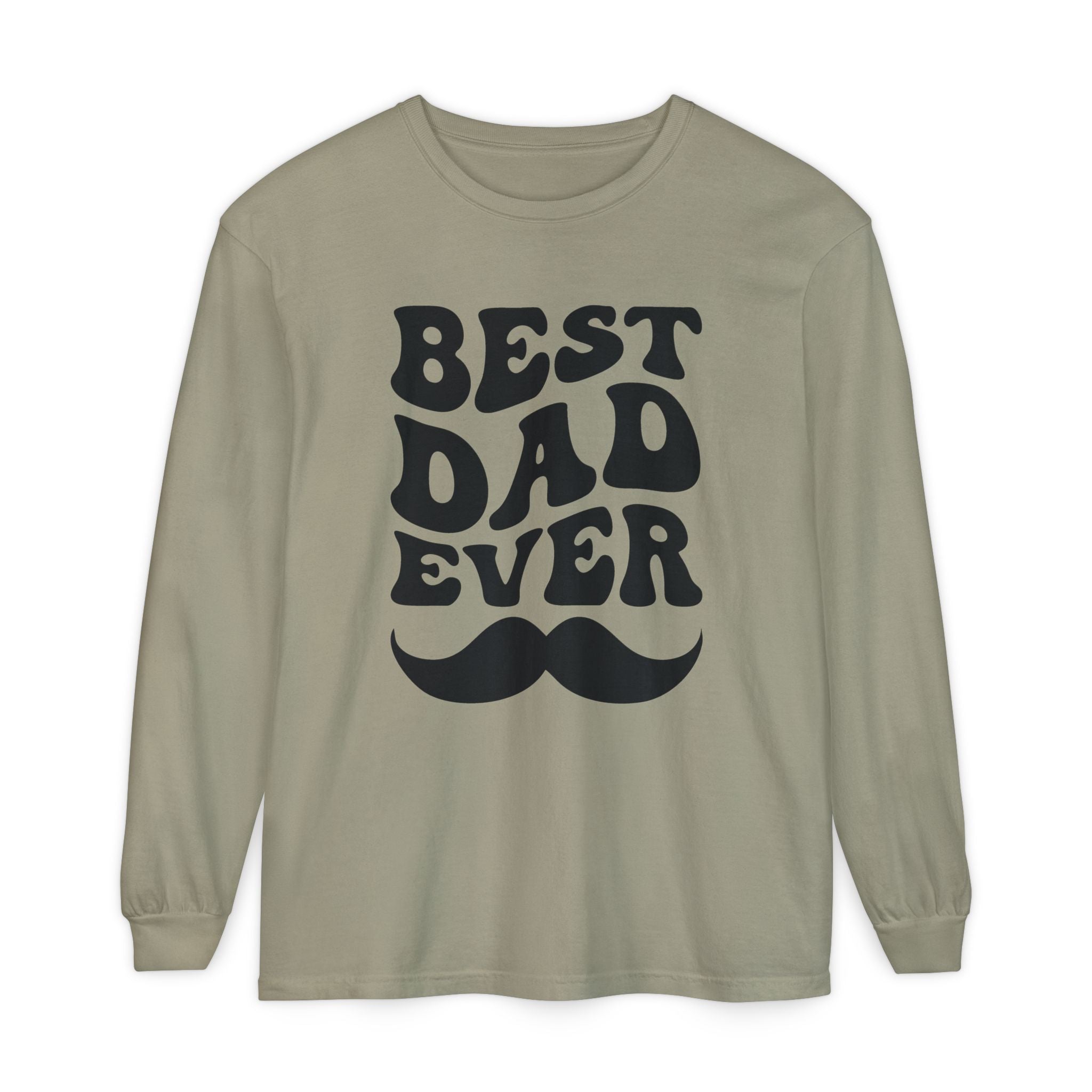 Dad Long Sleeve - Best Dad Ever | Long - sleeve by atgodanddesigns