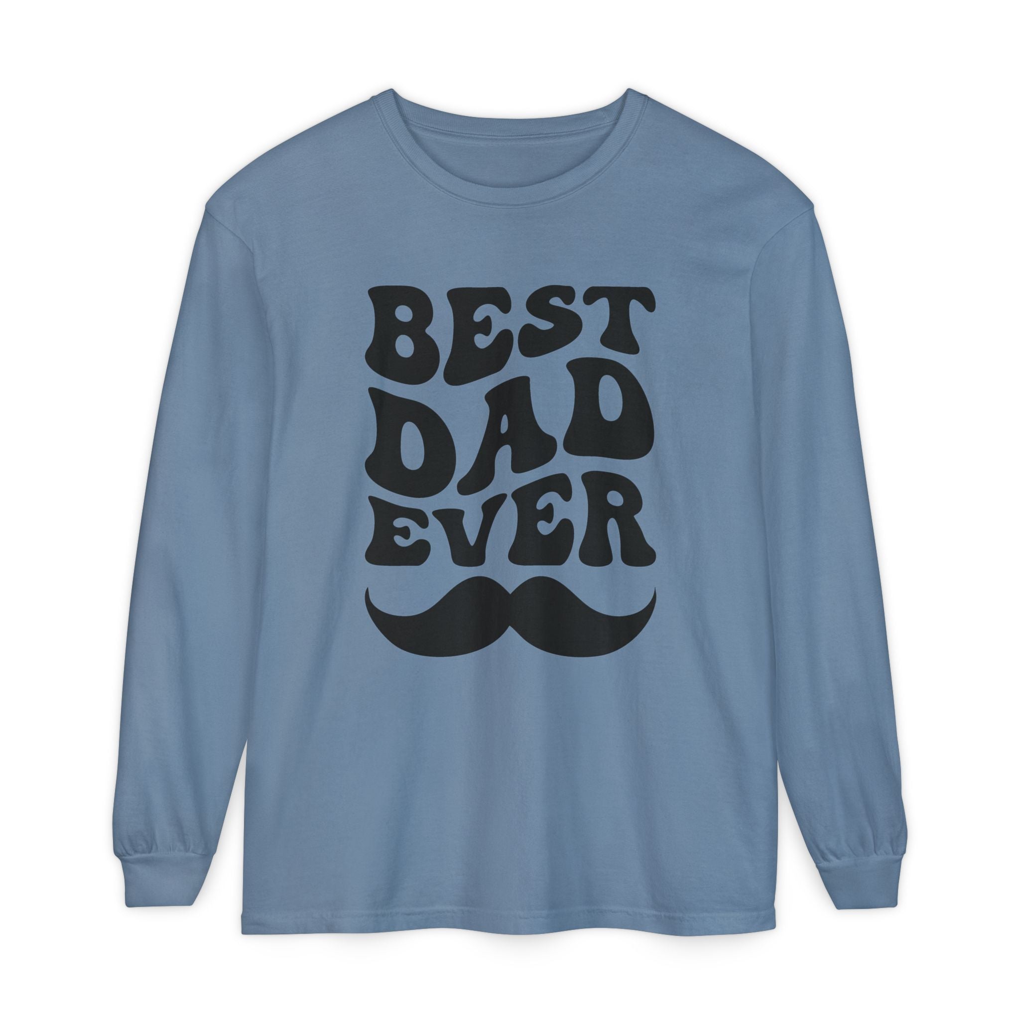 Dad Long Sleeve - Best Dad Ever | Long - sleeve by atgodanddesigns