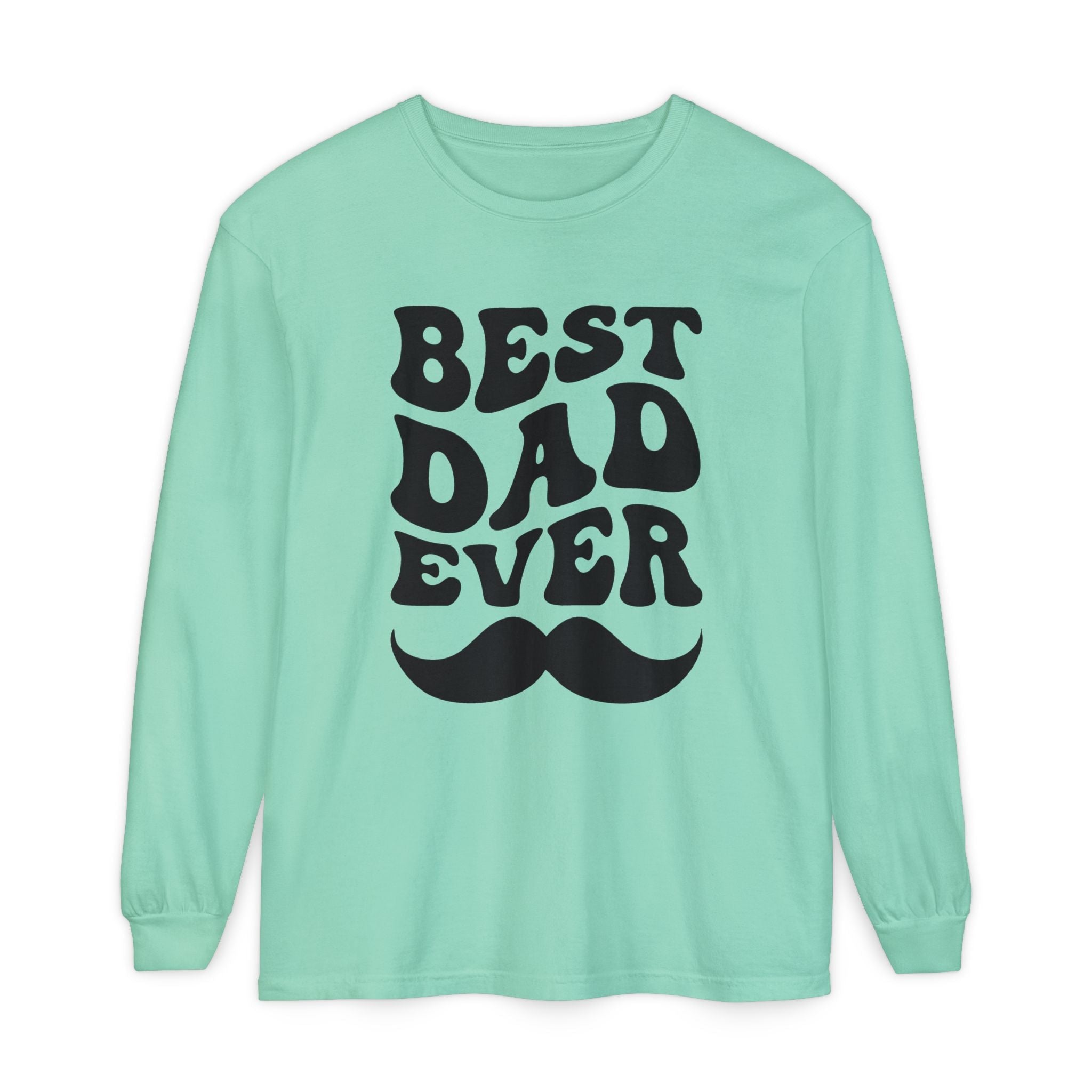 Dad Long Sleeve - Best Dad Ever | Long - sleeve by atgodanddesigns