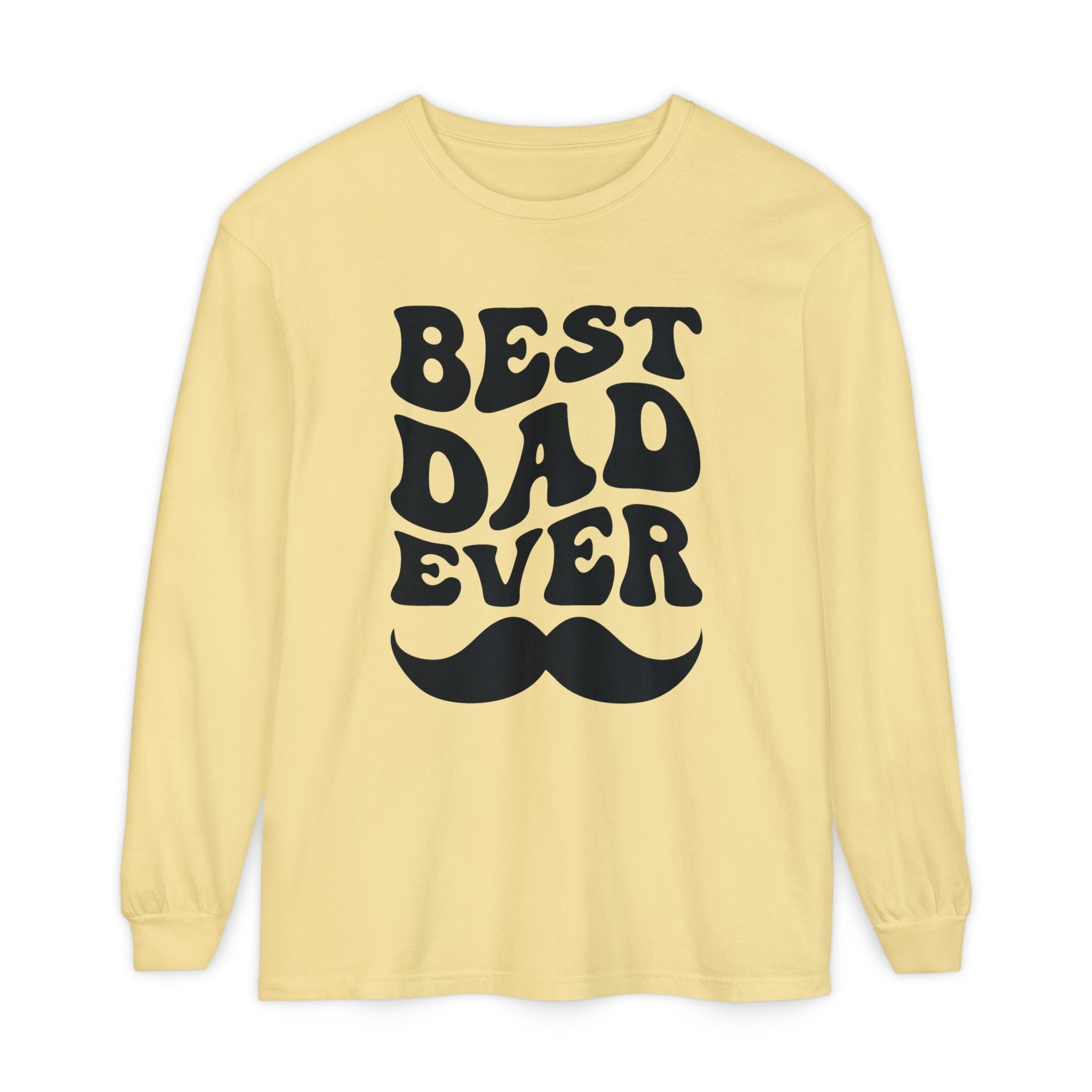Dad Long Sleeve - Best Dad Ever | Long - sleeve by atgodanddesigns