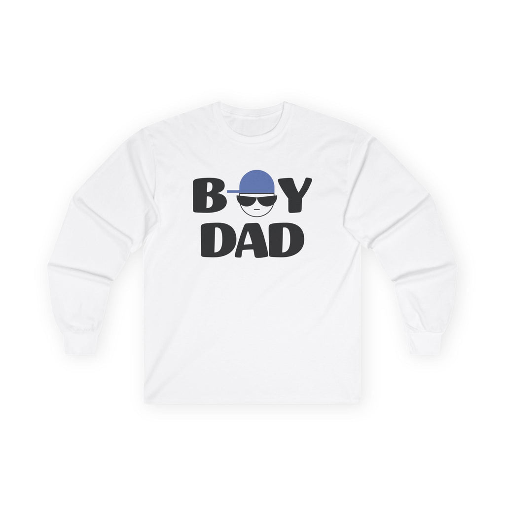 Dad Long Sleeve - Boy Dad | Long - sleeve by atgodanddesigns
