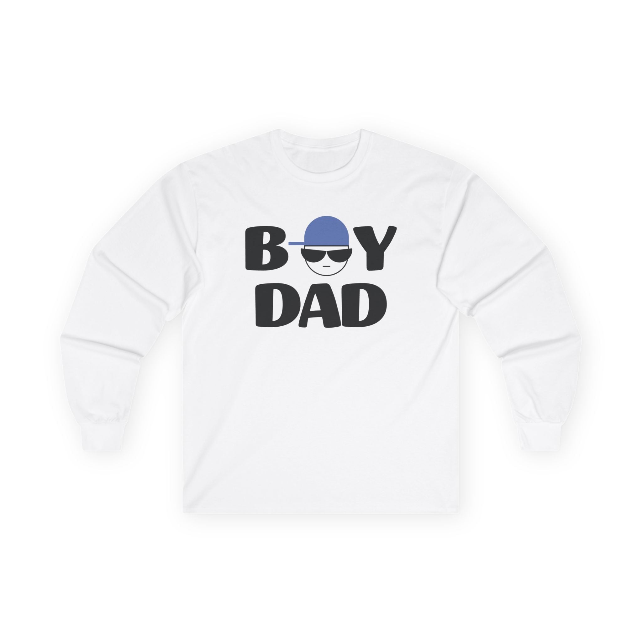 Dad Long Sleeve - Boy Dad | Long - sleeve by atgodanddesigns