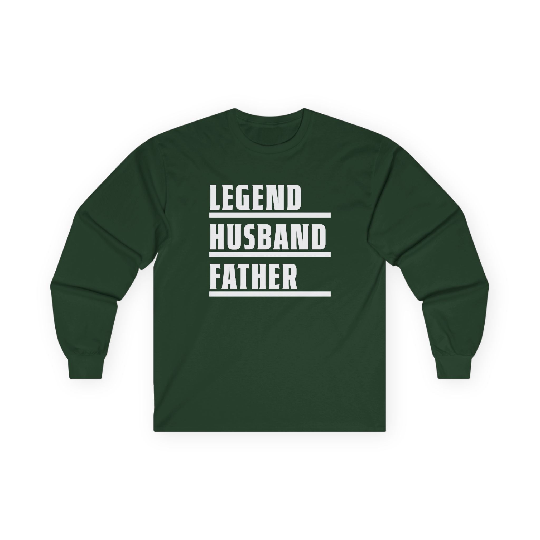 Dad Long Sleeve - Legend Husband Father | Long - sleeve by atgodanddesigns