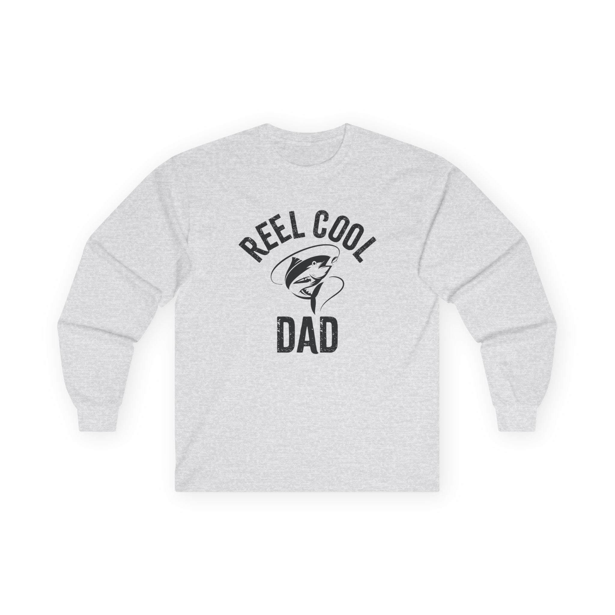 Dad Long Sleeve - Reel Cool Dad | Long - sleeve by atgodanddesigns