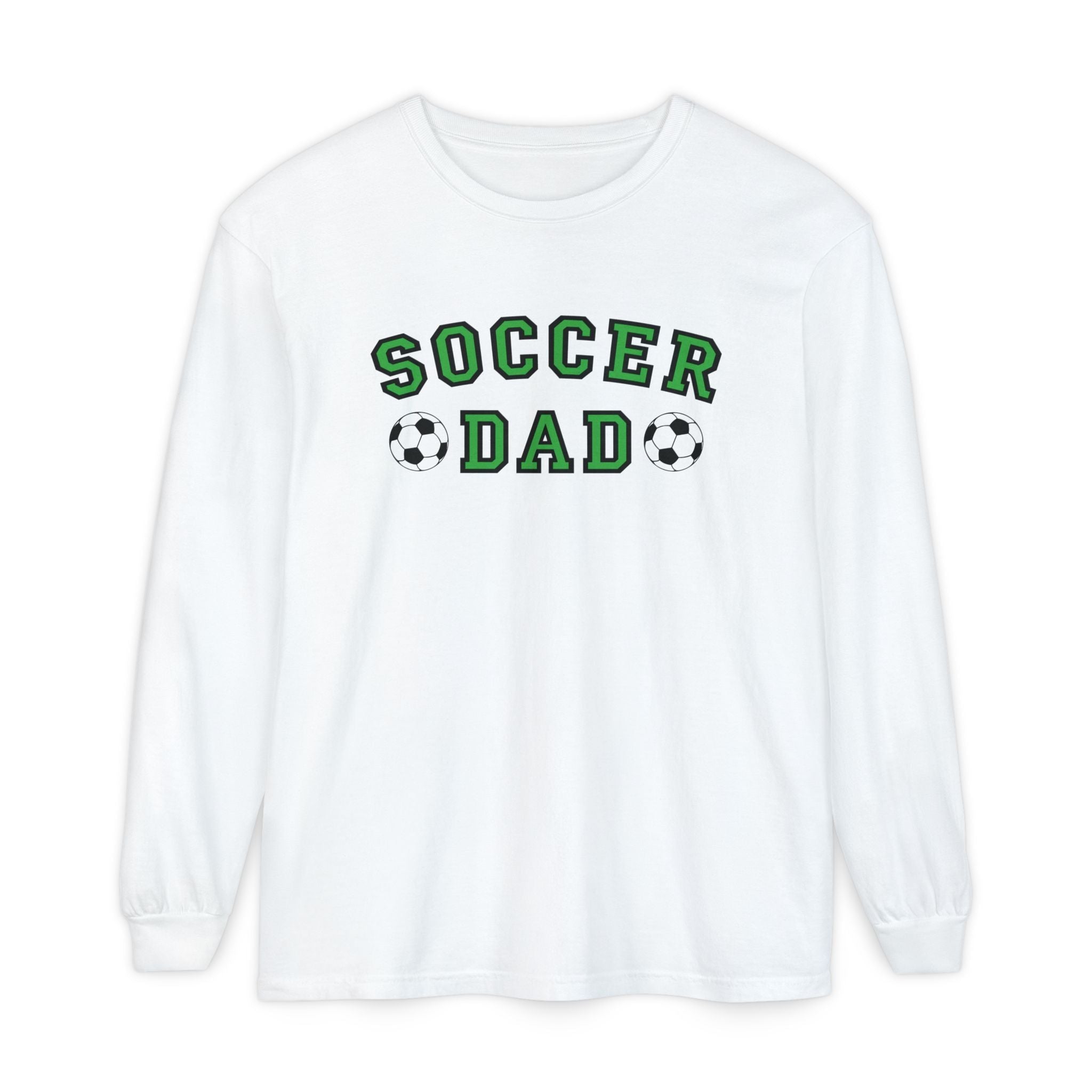 Dad Long Sleeve - Soccer Dad | Long - sleeve by atgodanddesigns