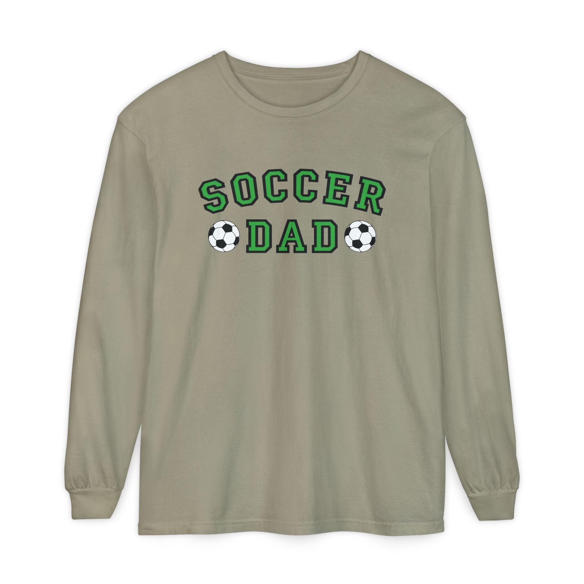 Dad Long Sleeve - Soccer Dad | Long - sleeve by atgodanddesigns
