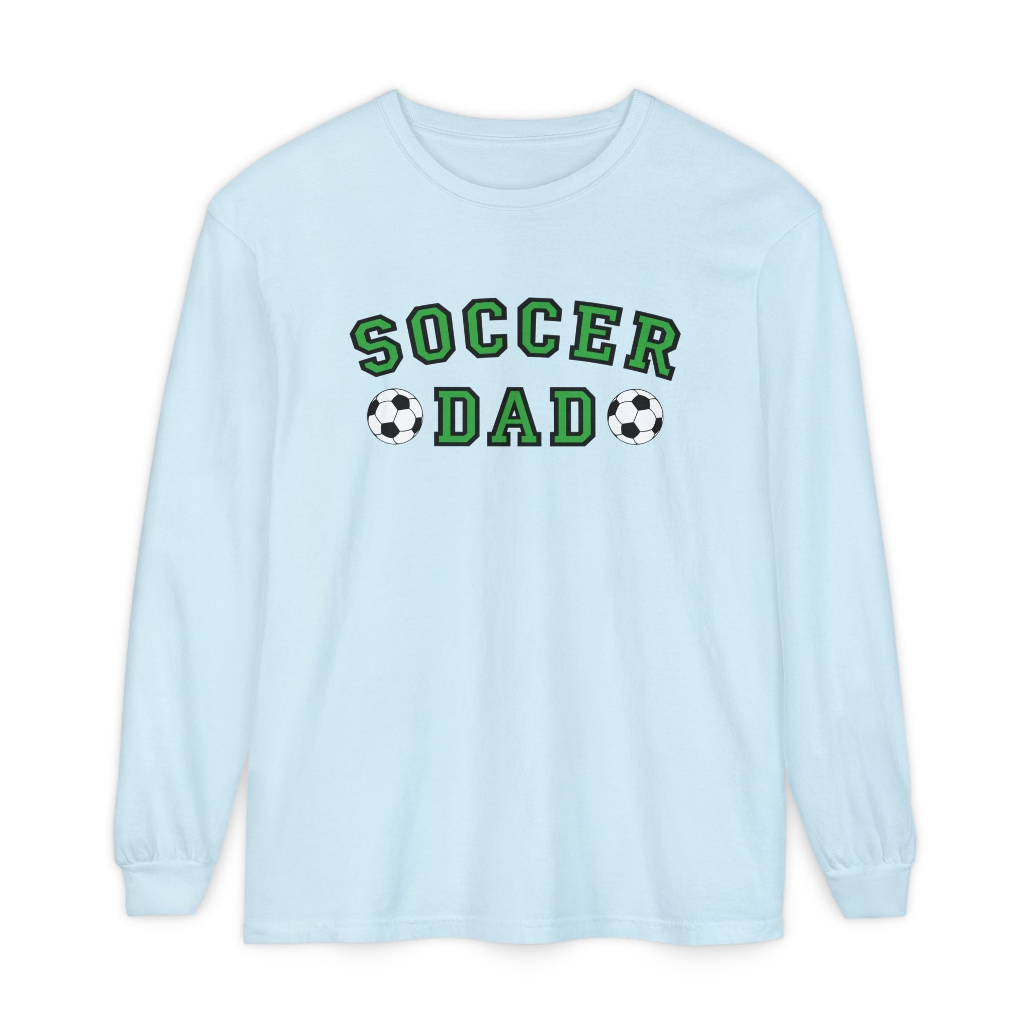 Dad Long Sleeve - Soccer Dad | Long - sleeve by atgodanddesigns