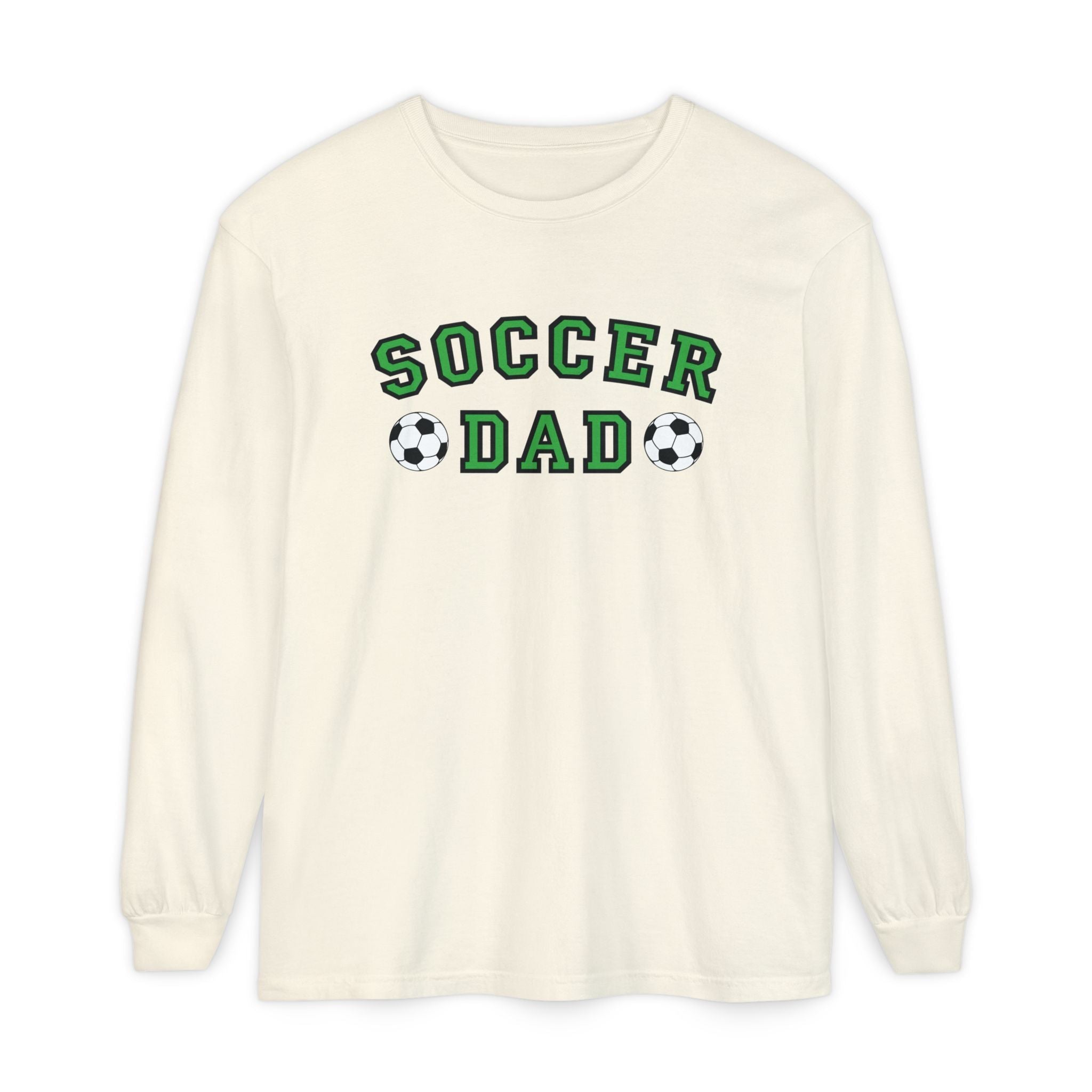 Dad Long Sleeve - Soccer Dad | Long - sleeve by atgodanddesigns