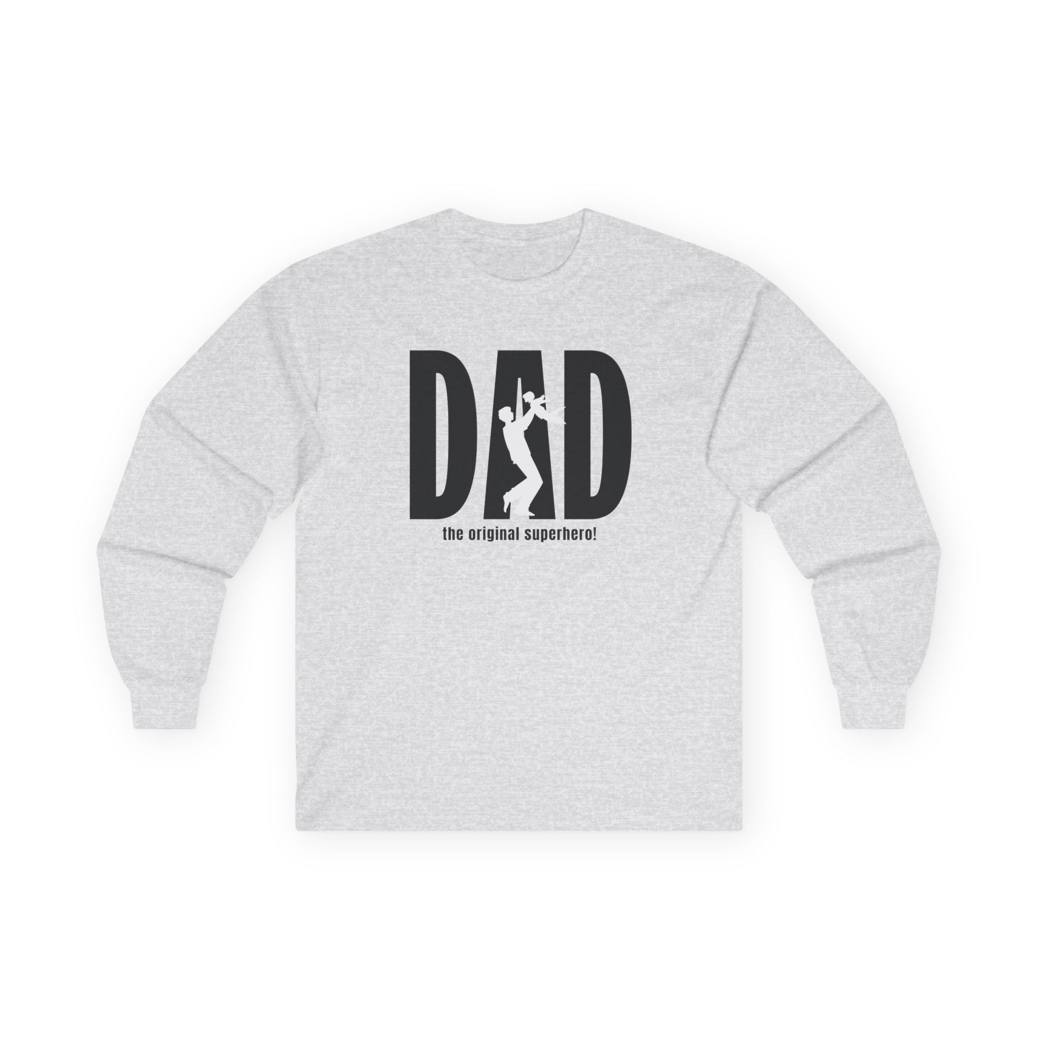 Dad Long Sleeve Tee - Dad The Original Superhero | Long - sleeve by atgodanddesigns