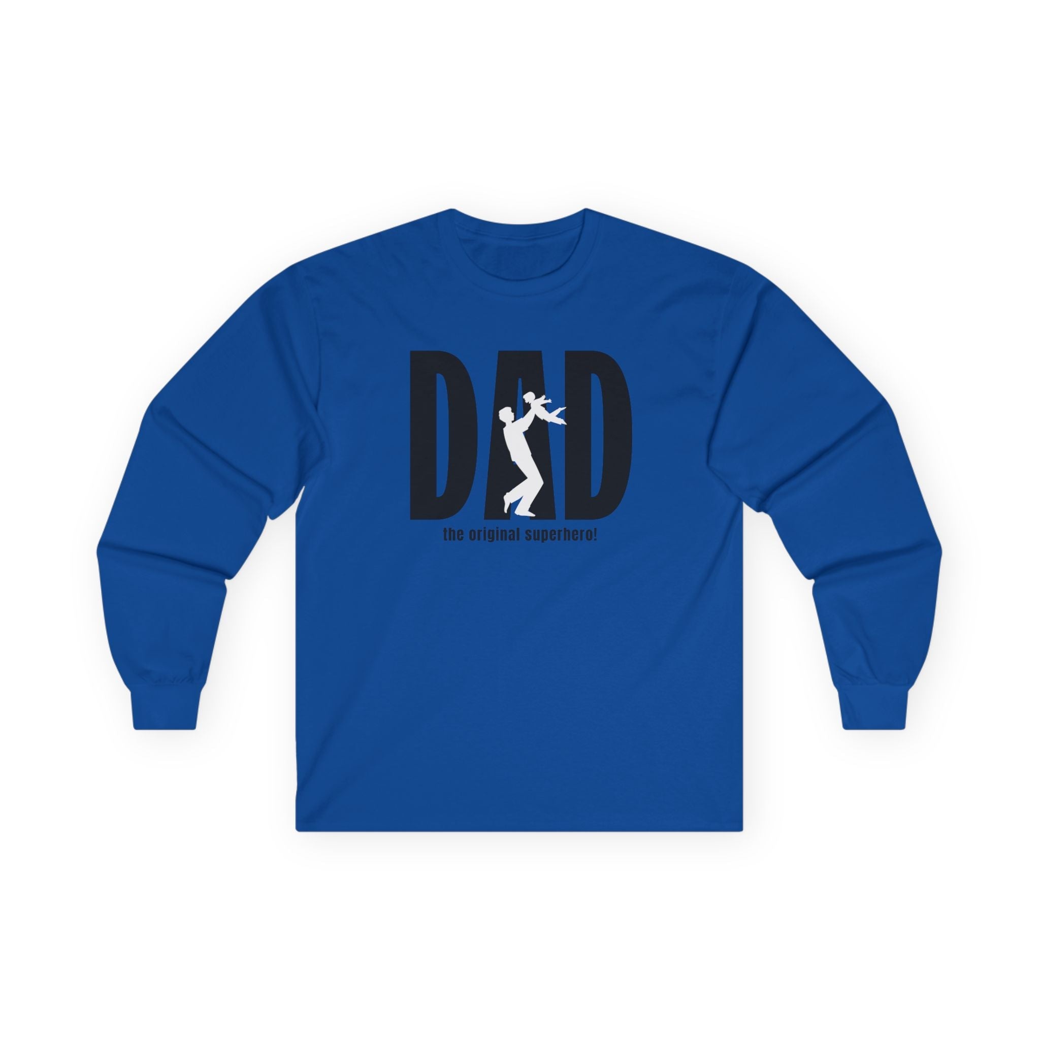 Dad Long Sleeve Tee - Dad The Original Superhero | Long - sleeve by atgodanddesigns