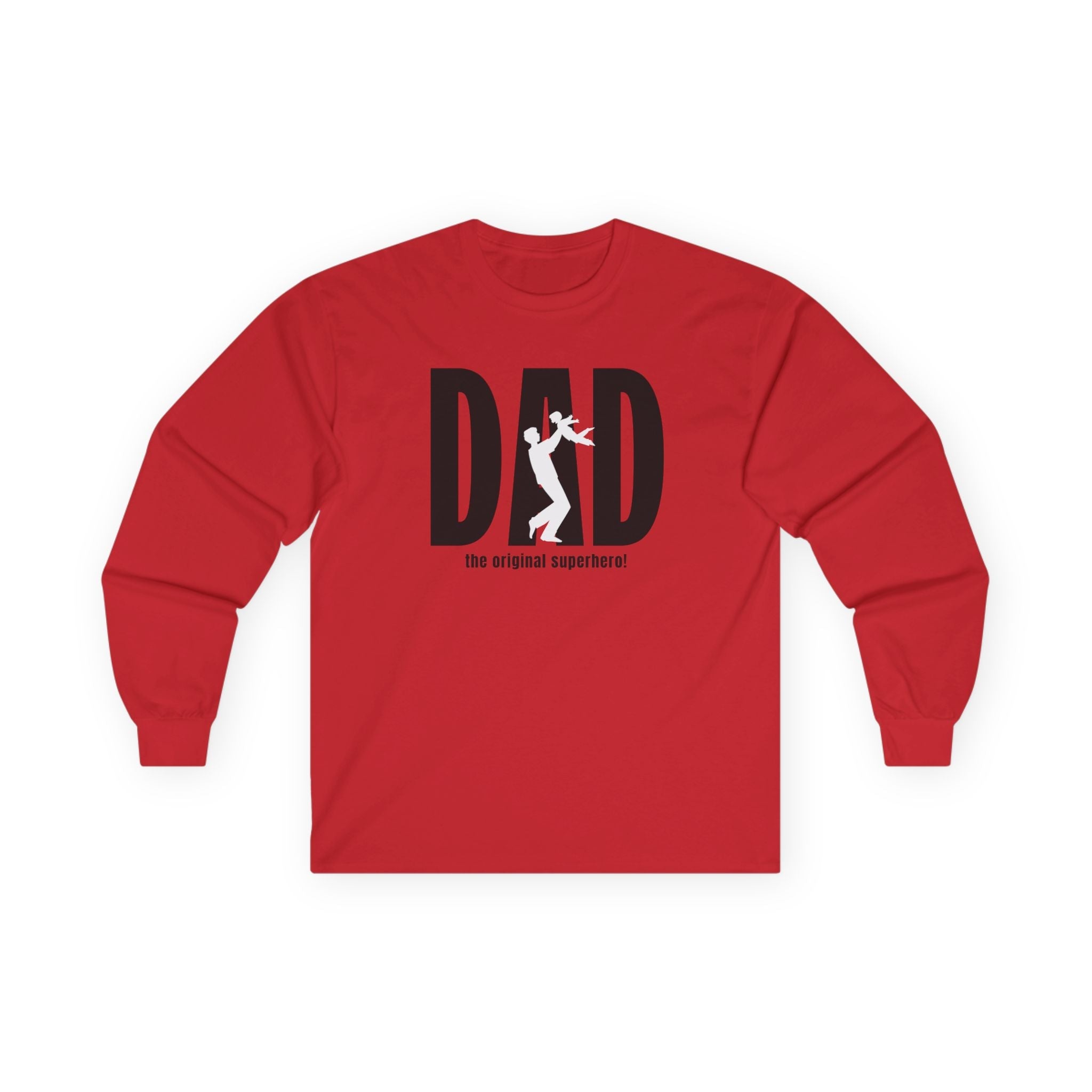 Dad Long Sleeve Tee - Dad The Original Superhero | Long - sleeve by atgodanddesigns