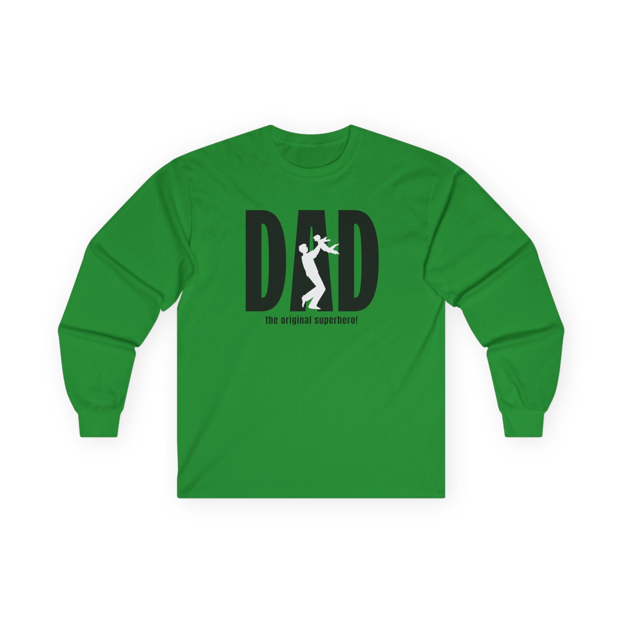 Dad Long Sleeve Tee - Dad The Original Superhero | Long - sleeve by atgodanddesigns