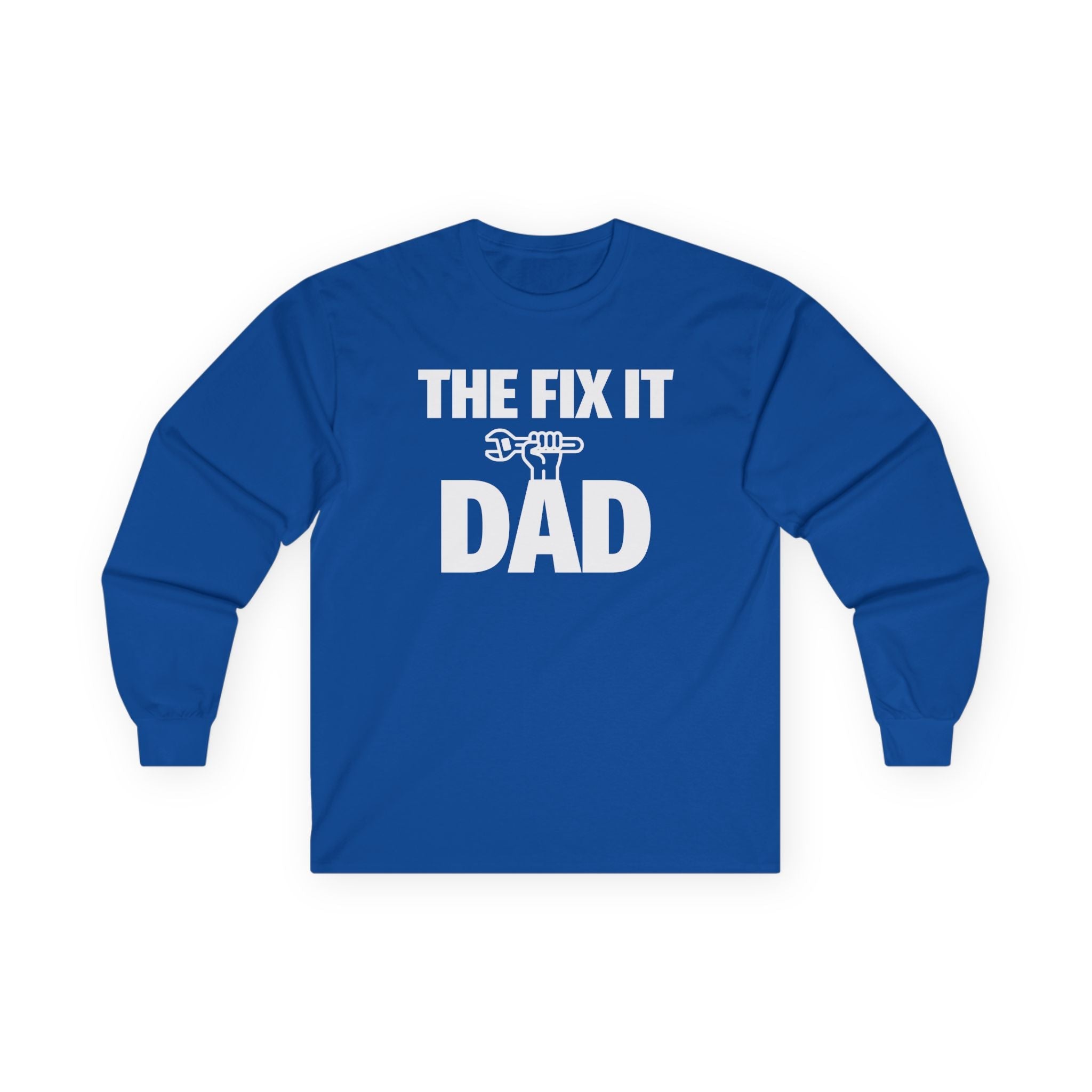 Dad Long Sleeve Tee - The Fix It Dad | Long - sleeve by atgodanddesigns