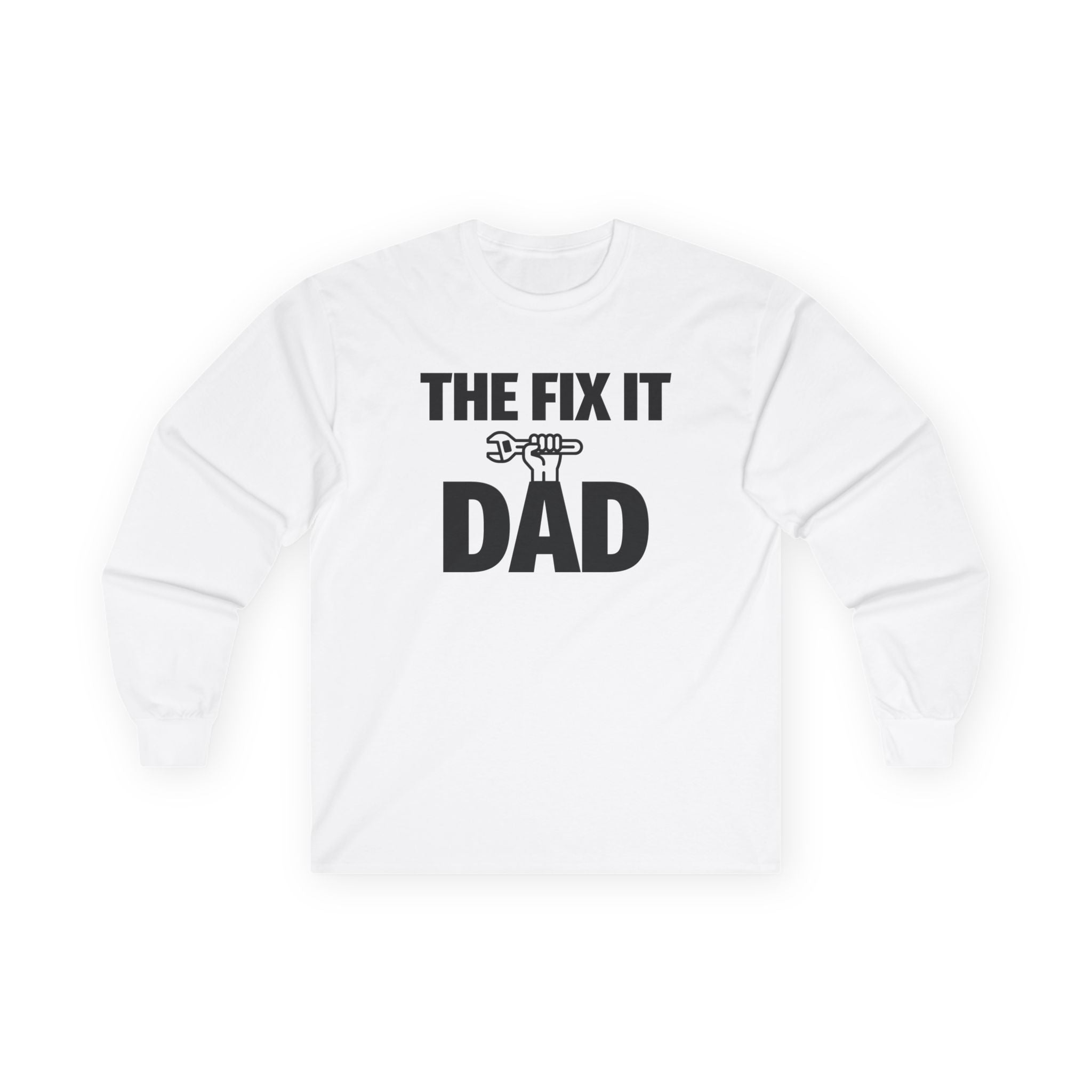 Dad Long Sleeve Tee - The Fix It Dad | Long - sleeve by atgodanddesigns
