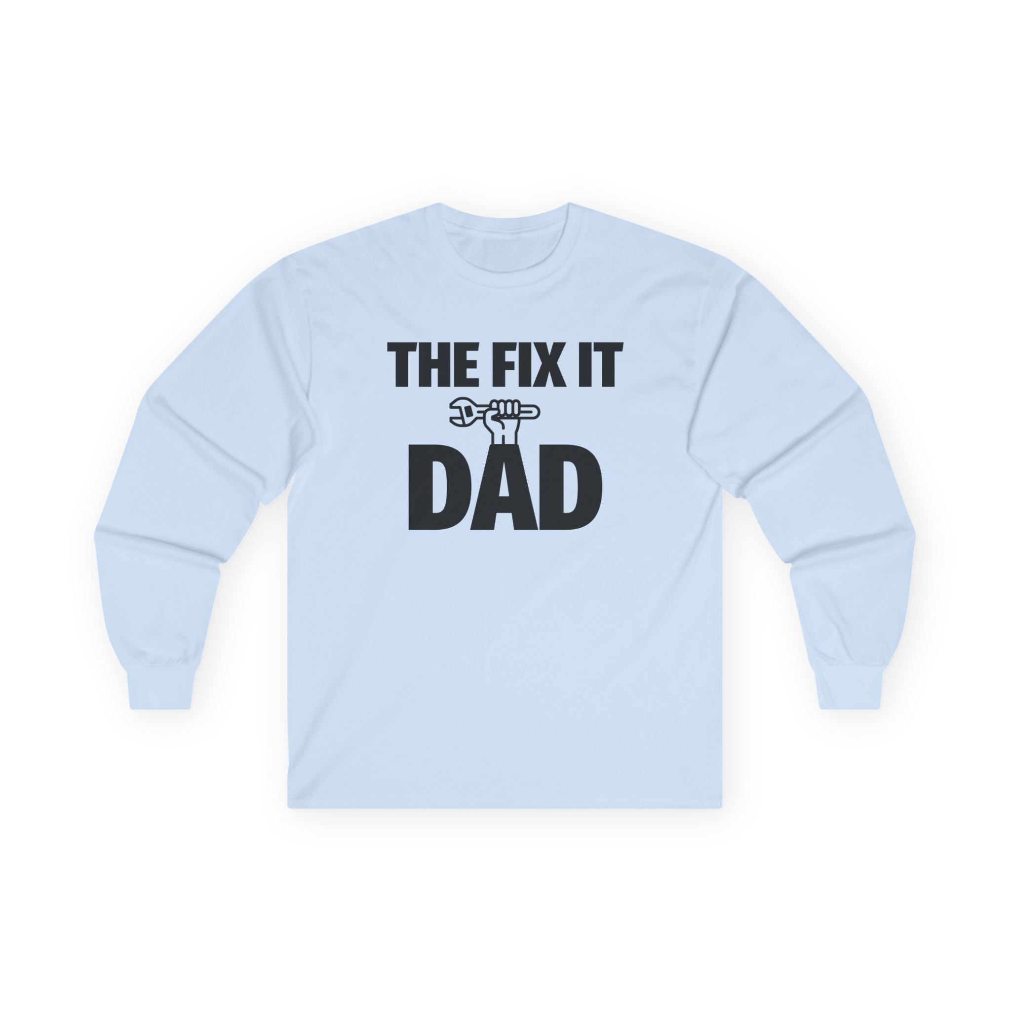Dad Long Sleeve Tee - The Fix It Dad | Long - sleeve by atgodanddesigns