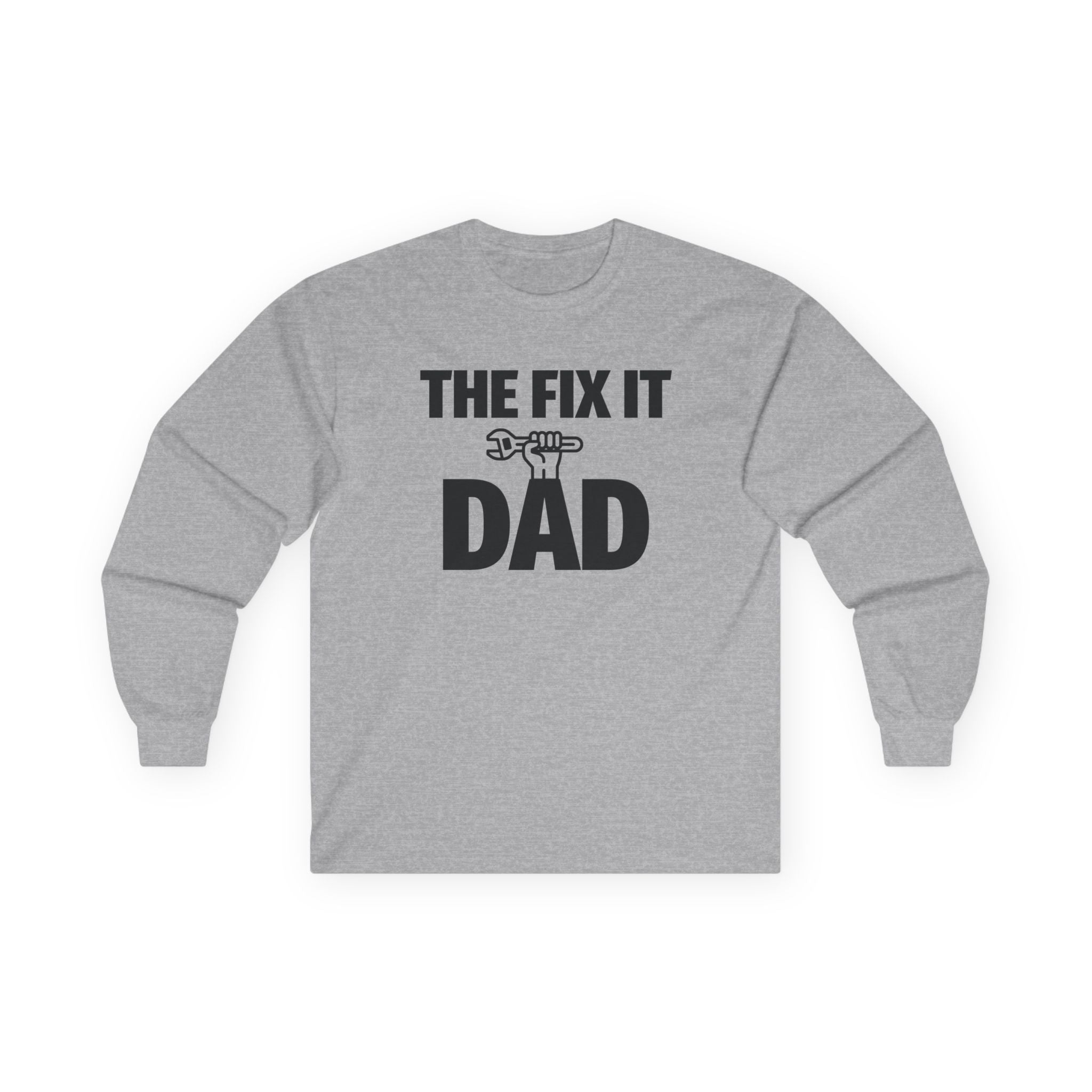 Dad Long Sleeve Tee - The Fix It Dad | Long - sleeve by atgodanddesigns
