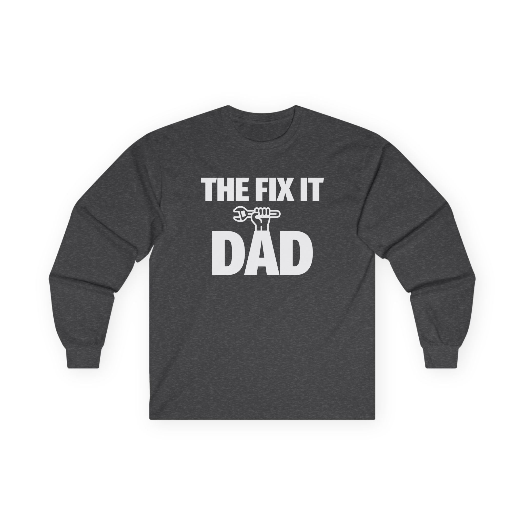 Dad Long Sleeve Tee - The Fix It Dad | Long - sleeve by atgodanddesigns