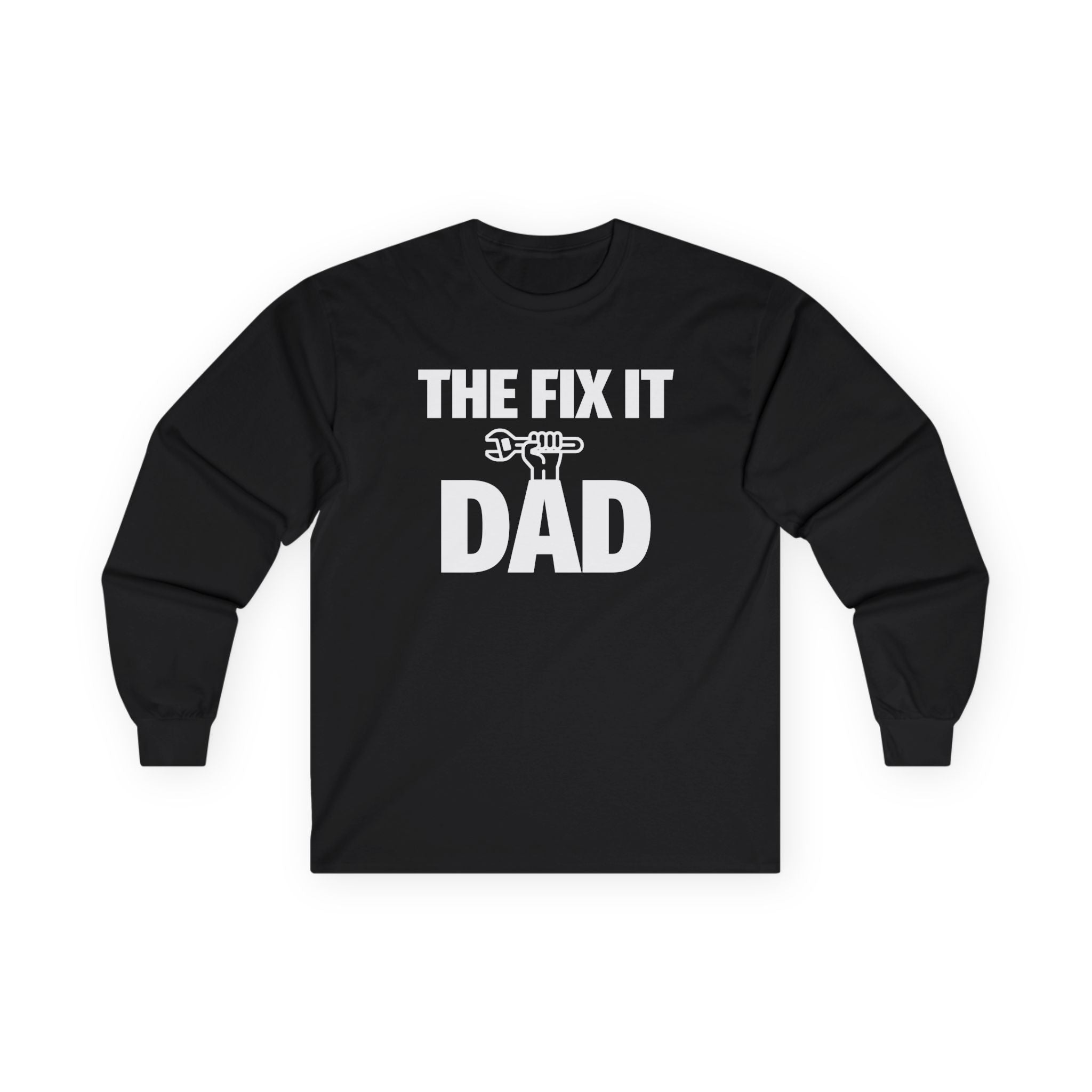 Dad Long Sleeve Tee - The Fix It Dad | Long - sleeve by atgodanddesigns