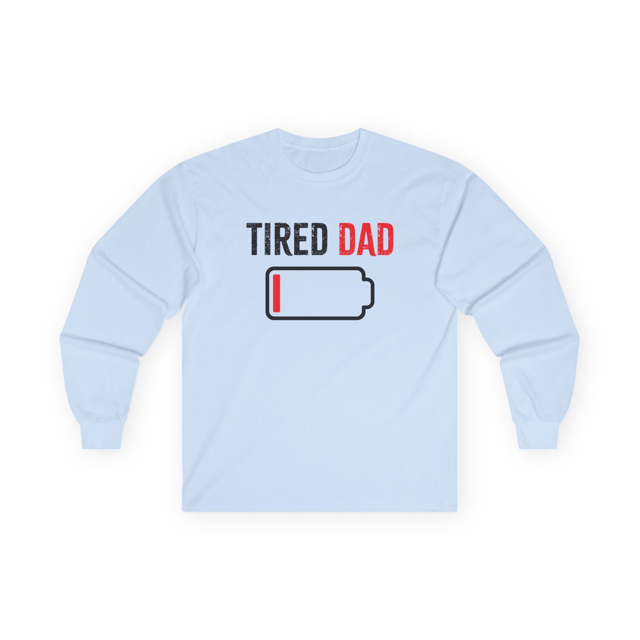 Dad Long Sleeve Tee - Tired Dad | Long - sleeve by atgodanddesigns